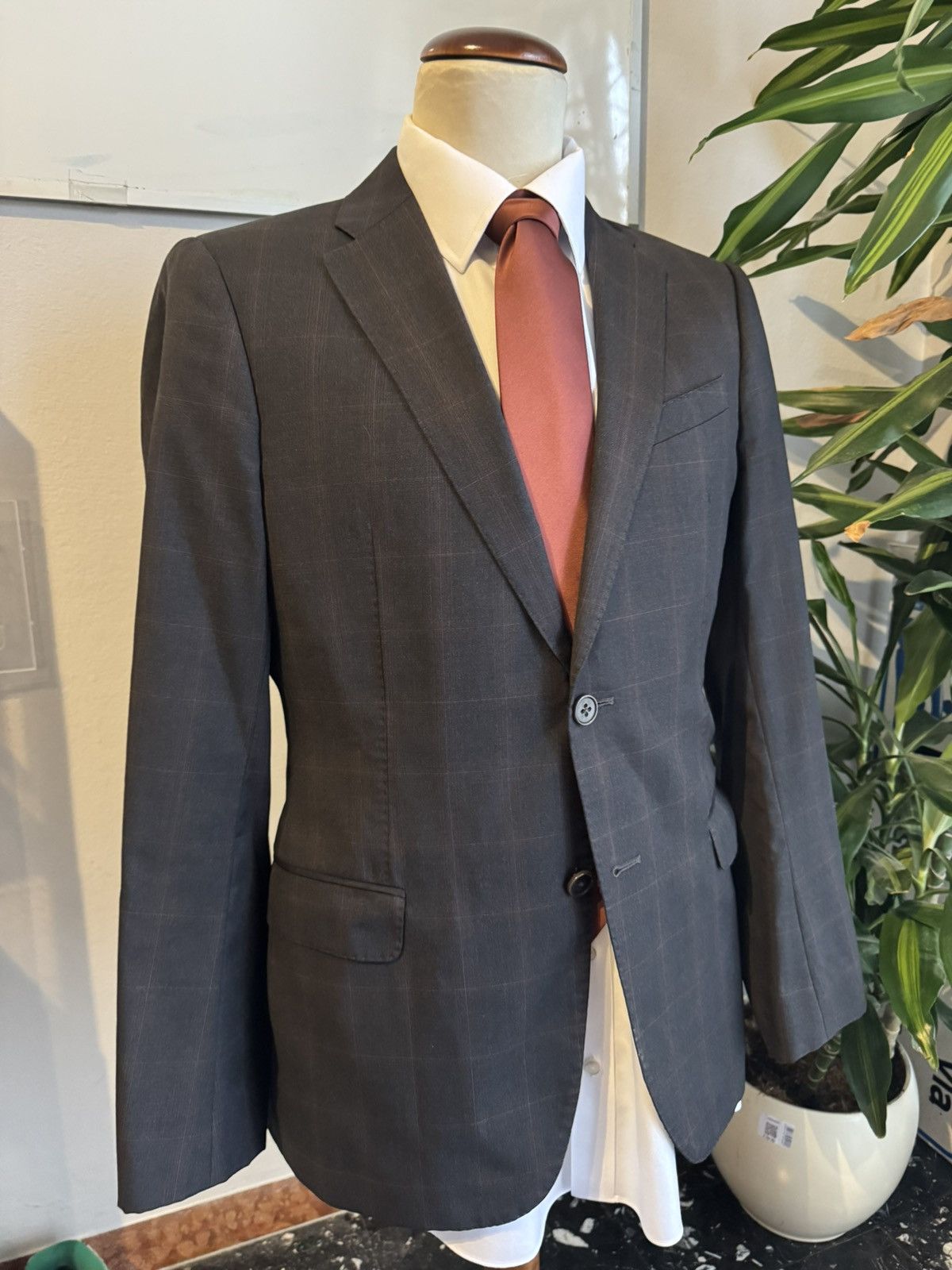 Armani Collezioni Armani Collezioni Brown suit 48 Size 48R - 2 Thumbnail