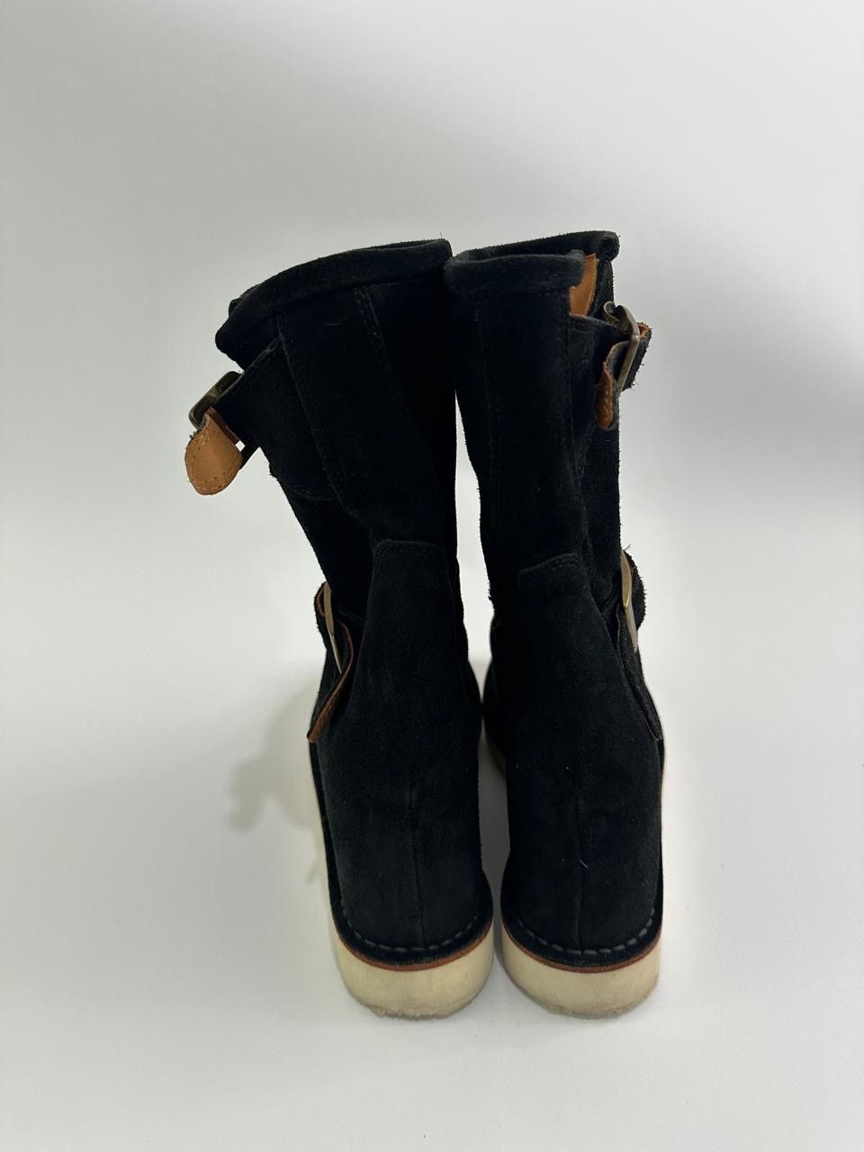 Maison MIHARA YASUHIRO Miharayasuhiro suede engineer boots. Size US 9 / IT 39 - 4 Thumbnail