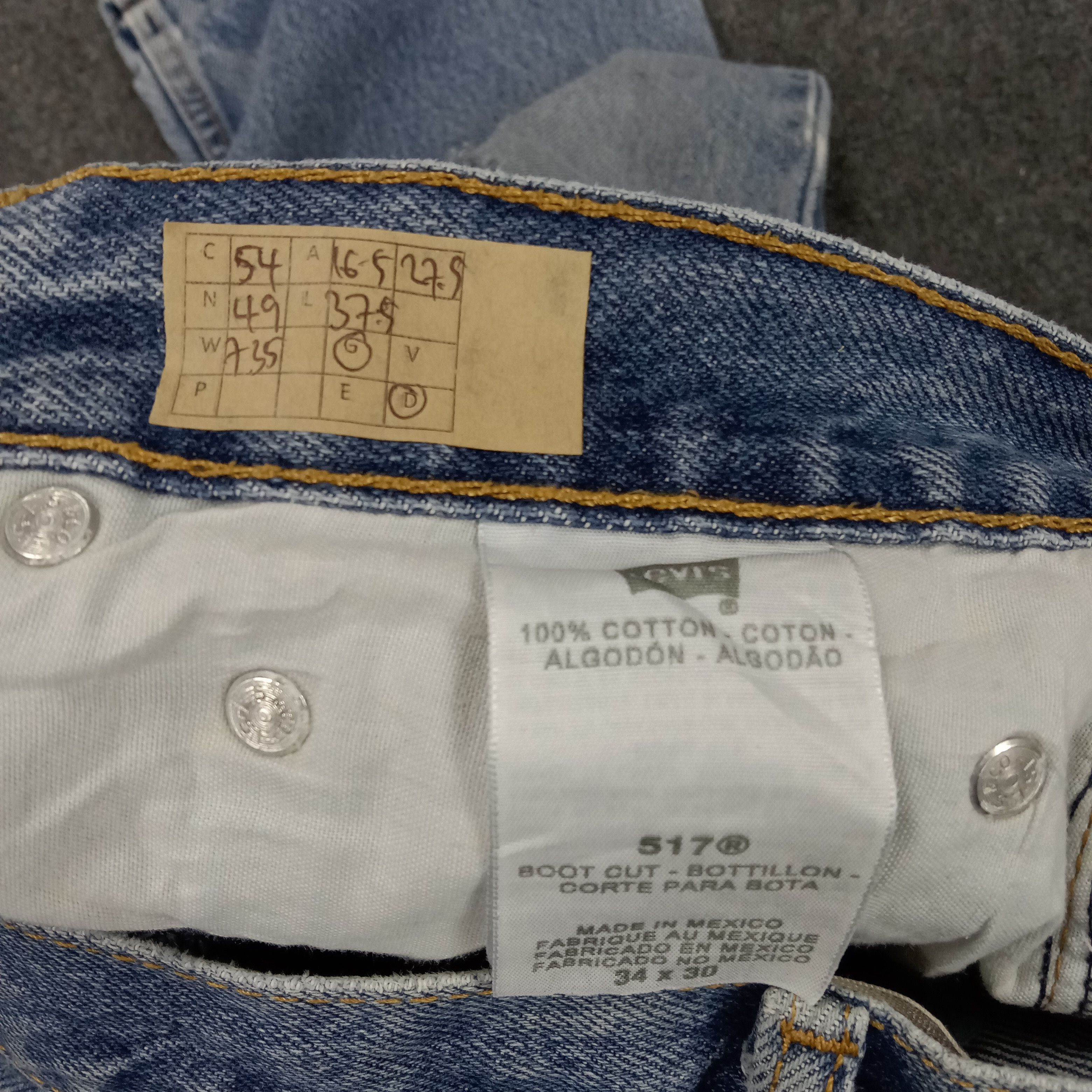 Levi's Levi's 517 American Distressed Style Denim Jeans Size US 33 - 19 Thumbnail