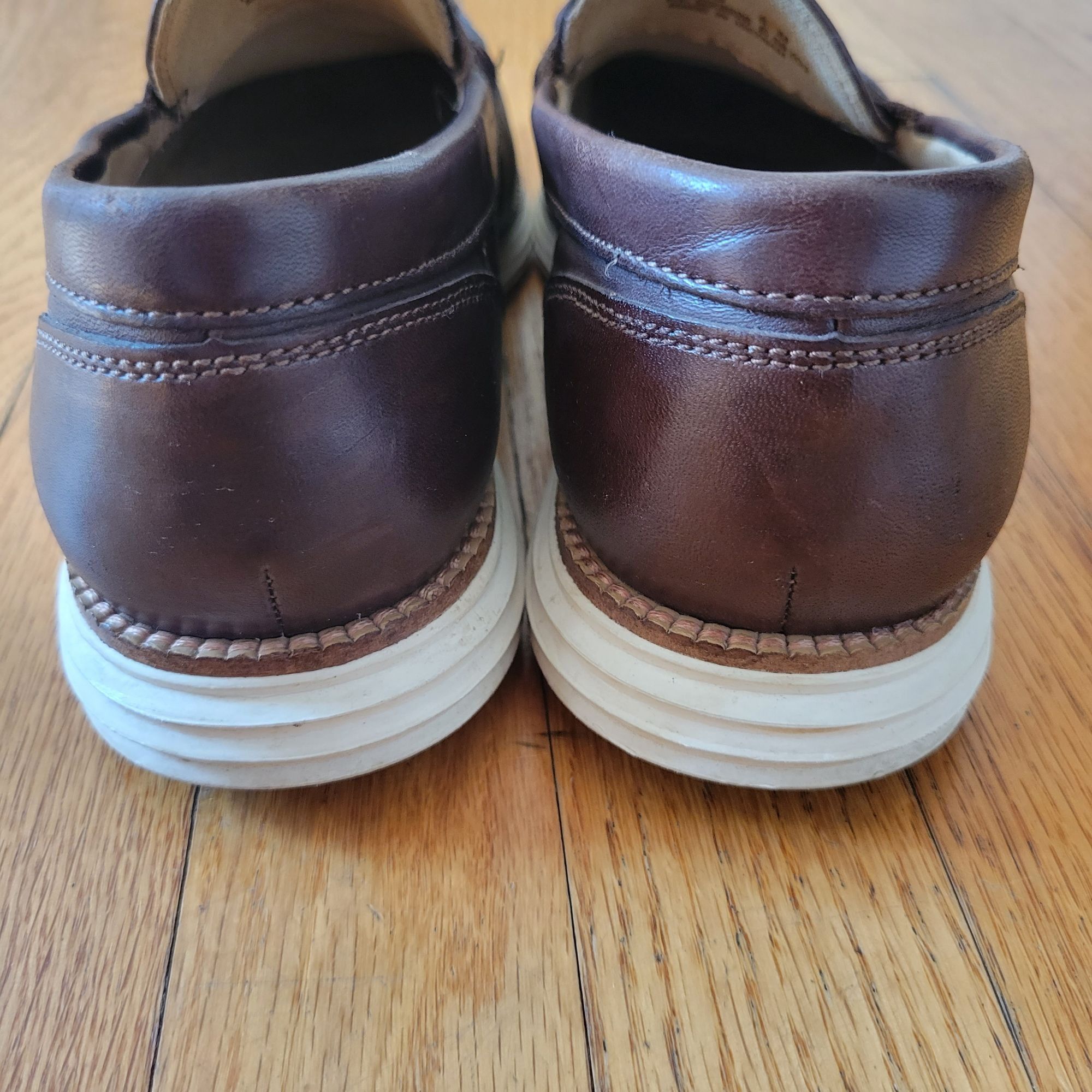 Cole Haan Cole Haan 8M Brown Leather Loafers Horsebit Dress Shoes Prep Size US 8 / EU 41 - 7 Thumbnail