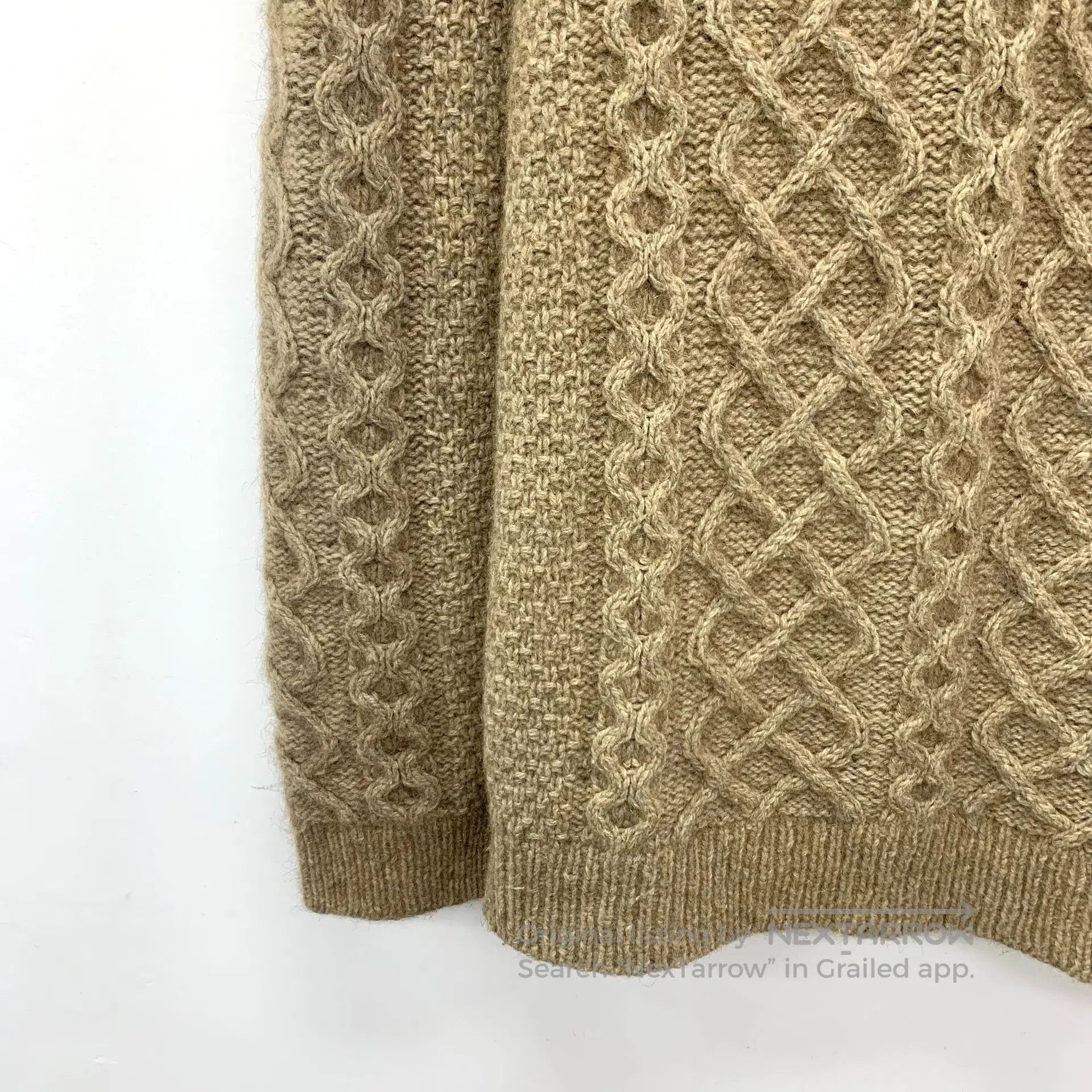 M+Rc Noir Noli Brown Knit Round Neck Long-Sleeve Sweater| Size US S / EU 44-46 / 1 - 4 Thumbnail