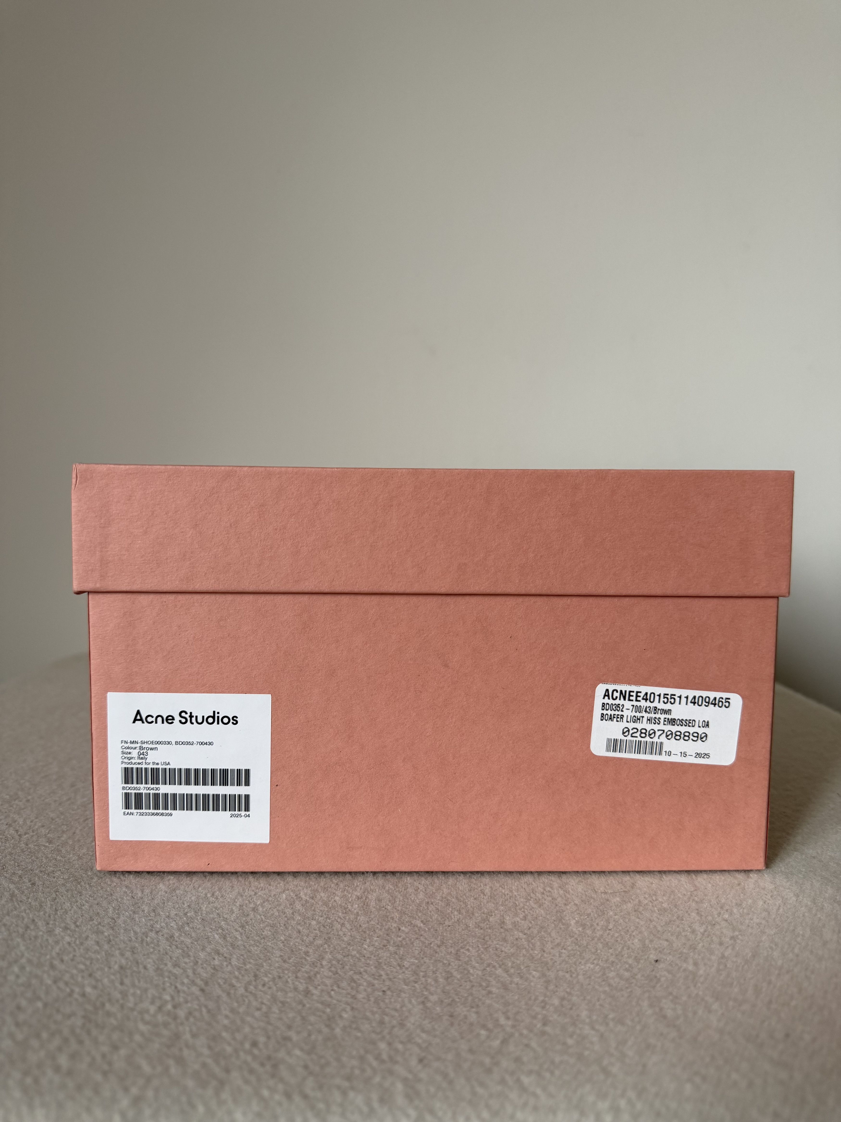 Acne Studios Acne Studios Light Hiss Embossed Snakeskin Loafers Size US 10 / EU 43 - 9 Thumbnail