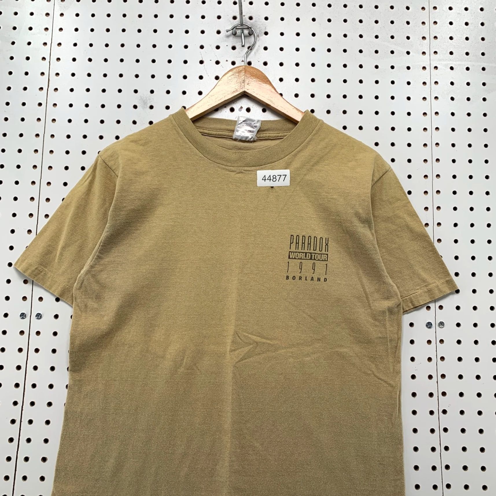 Vintage VINTAGE Paradox Borland World Tour Shirt Mens L Brown 1991 Cyber Punk USA Shirt Mens L Brown 90s Size US L / EU 52-54 / 3 - 3 Thumbnail