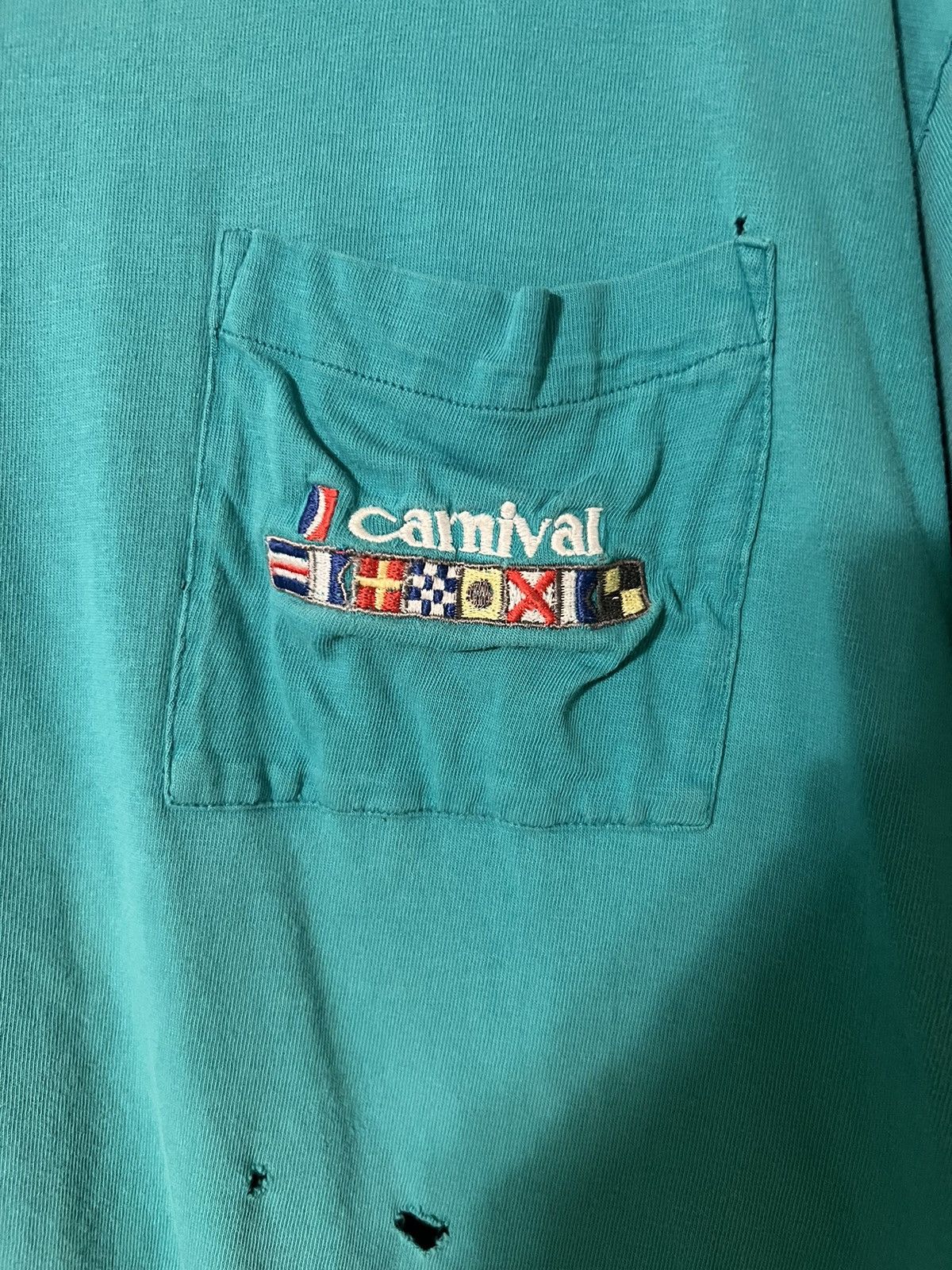 Other Vintage Carnival Cruise T-Shirt Size US XL / EU 56 / 4 - 2 Thumbnail