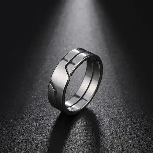 Jewelry Isshiki x Kanon Minimalist Stainless Steel Ring Size ONE SIZE - 8 Thumbnail