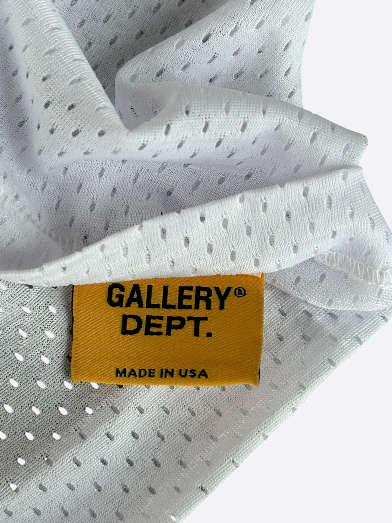 Gallery Dept. Gallery Dept White & Blue Jr High Mesh Jersey Size US XS / EU 42 / 0 - 4 Thumbnail