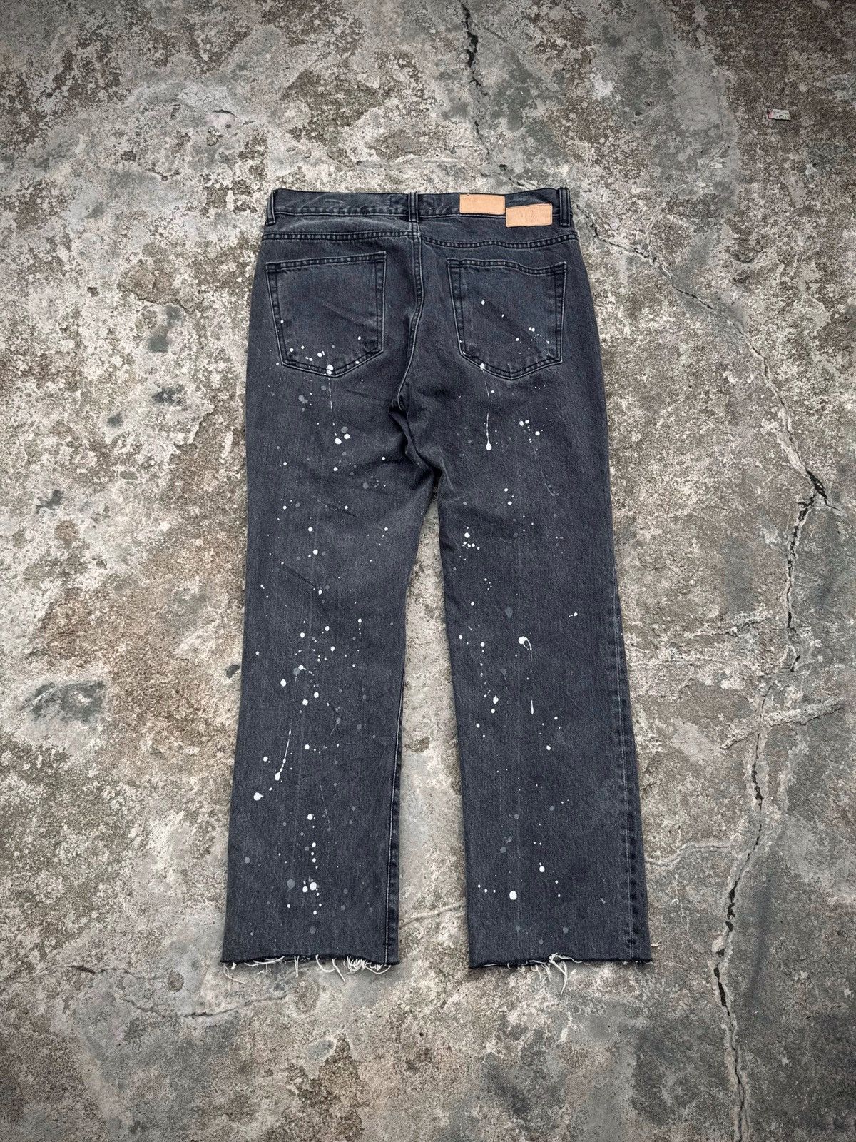 TONYWACK TONYWACK DENIM PAINTED PANTS CUT STYLED Size US 32 / EU 48 - 2 Thumbnail