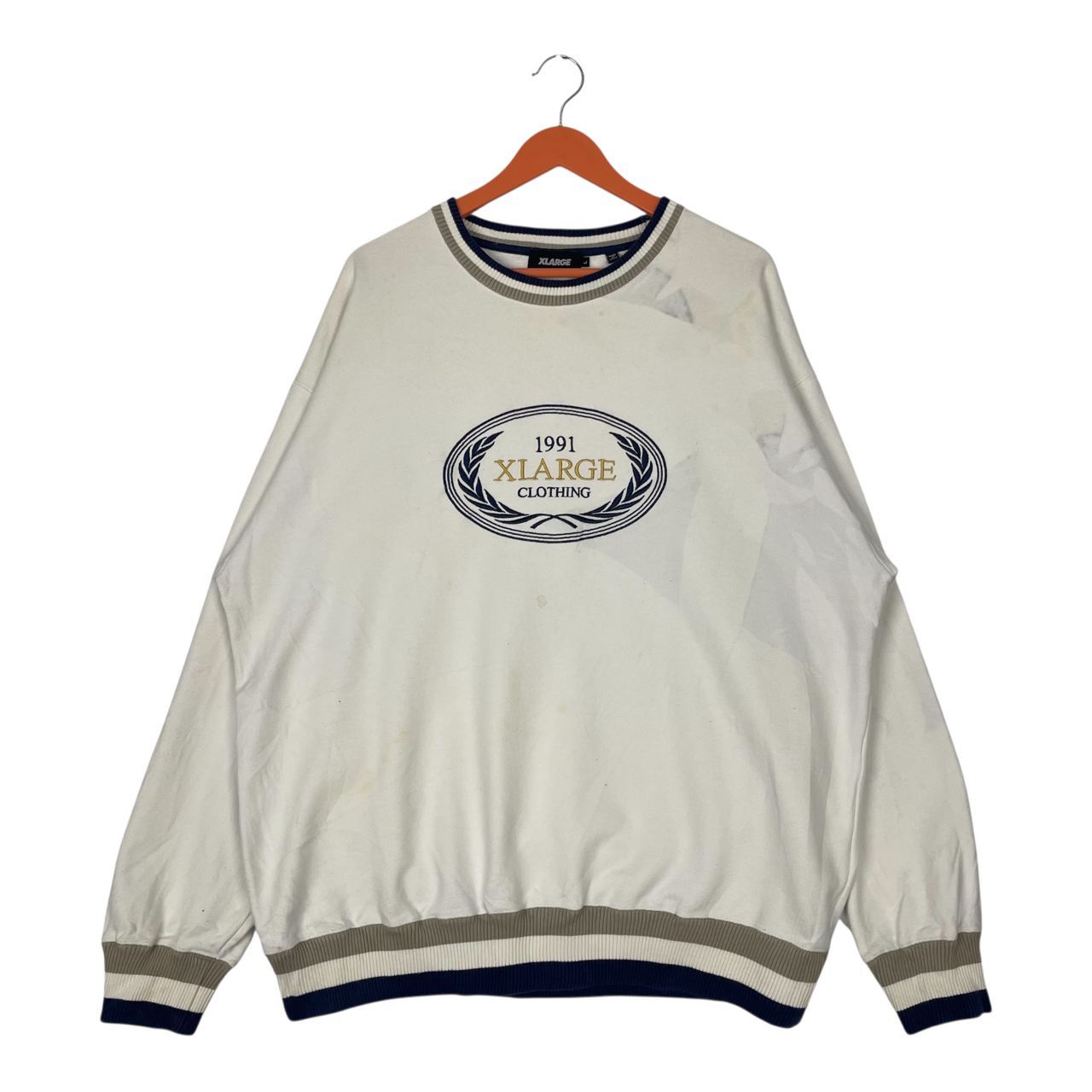Xlarge Vintage XLarge Japan Spell Out Logo Pullover Sweatshirt Size US L / EU 52-54 / 3 - 1 Thumbnail