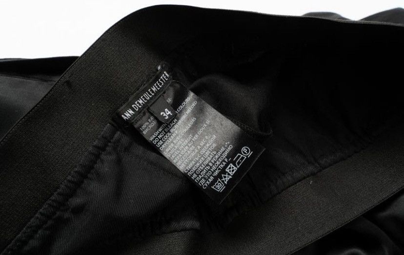 Vintage Ann Demeulemeester Women’s Black Designer Pants