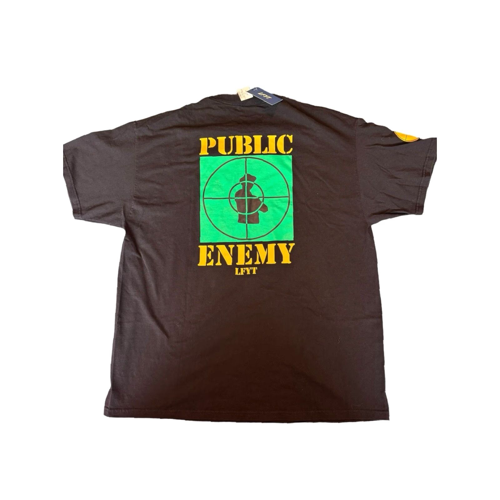 Vintage LFYT (Lafayette) x Public Enemy Black Shirt XL New With Tags Mens T-Shirt Short Sleeve Cotton 90s Music Hip Hop Rap tees Size US XL / EU 56 / 4 - 2 Thumbnail