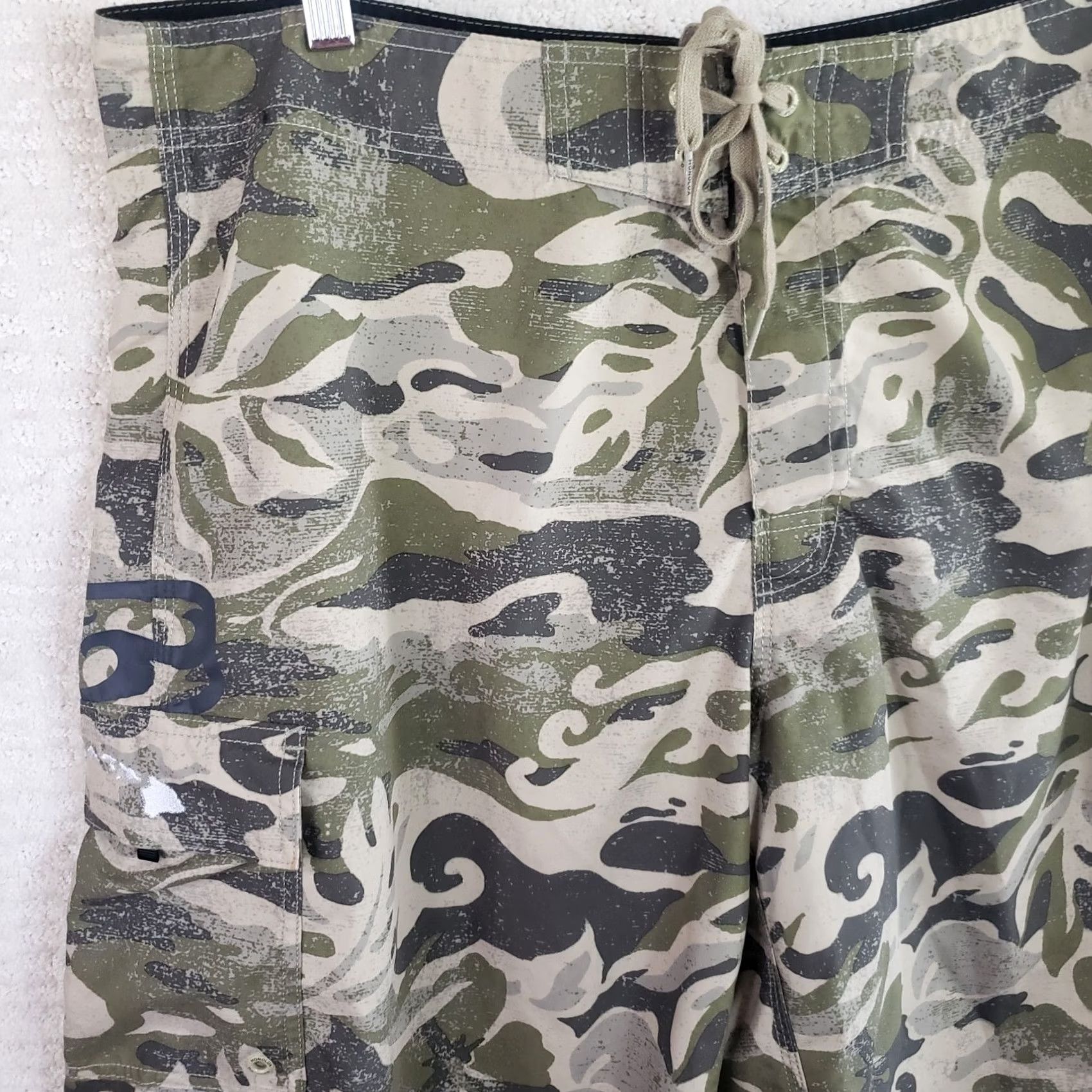 Swims Honolua Mens Board Shorts 38x12 Multicolor Camo Hawaiian Beach Quick Dry UV Protection Pockets Embroidered Logo Board Shorts Mens 38 Multicolor Camo Size US 38 / EU 54 - 3 Thumbnail