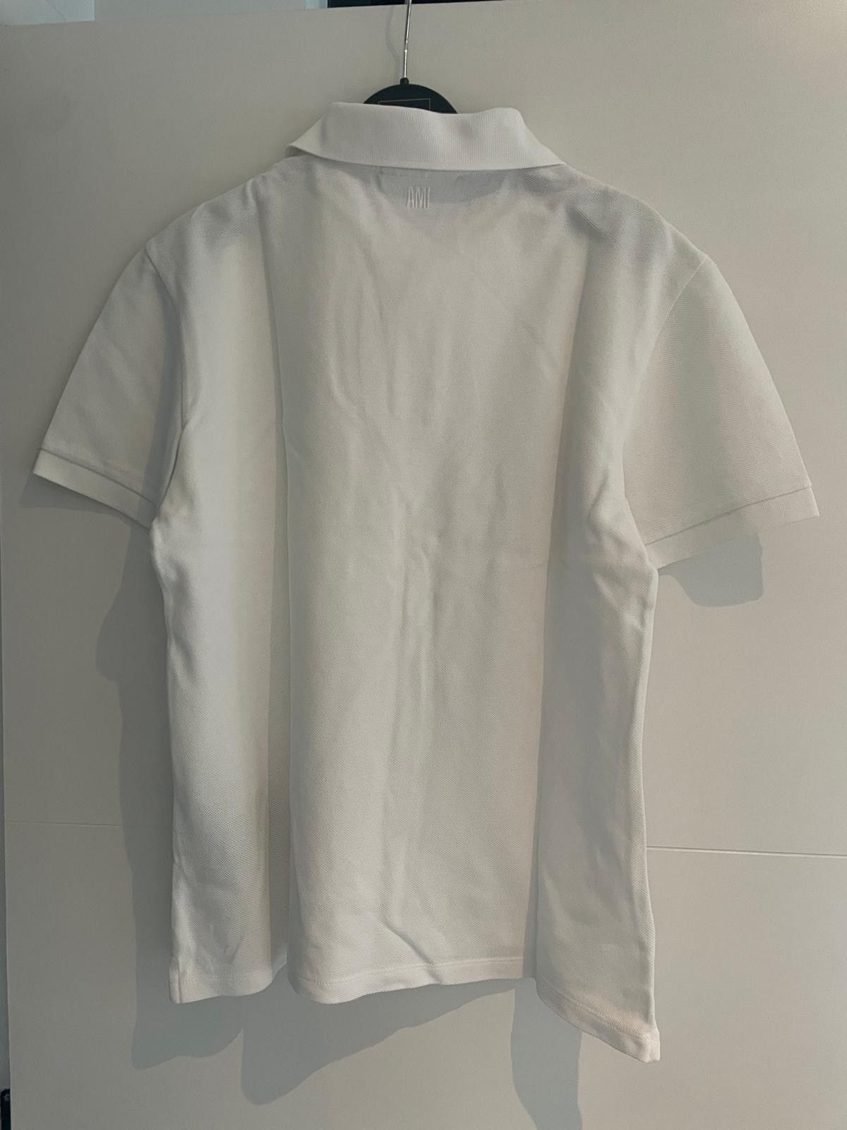 AMI White Ami polo Size US S / EU 44-46 / 1 - 2 Thumbnail