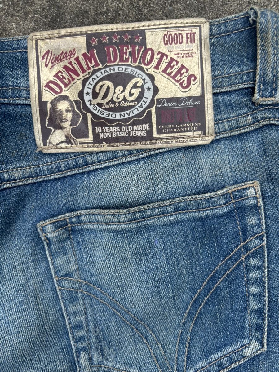 Dolce & Gabbana Vintage Dolce & Gabbana Cool Denim Devotees Belted Jeans Size 28" / US 6 / IT 42 - 8 Thumbnail