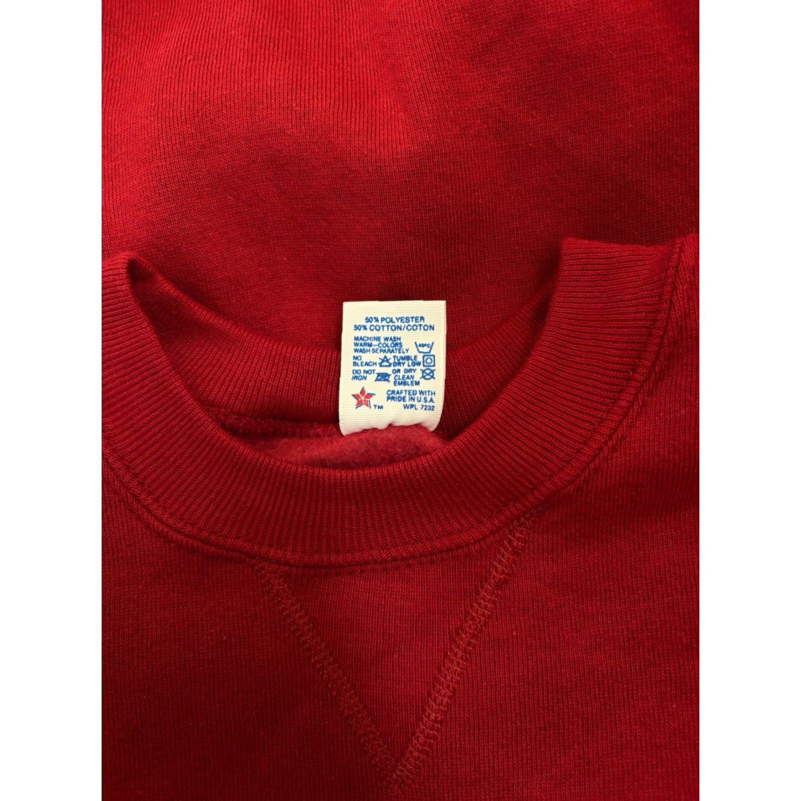 Russell Athletic VINTAGE Russell Athletic Crewneck Sweatshirt Mens M Red 90s Deadstock NWT USA Sweatshirt Crew Mens Size US M / EU 48-50 / 2 - 7 Thumbnail