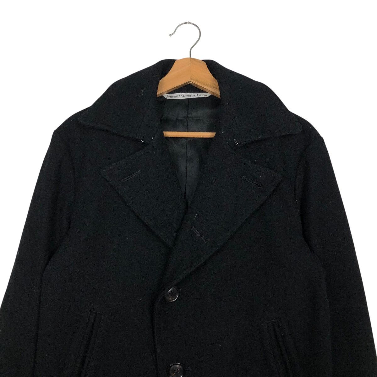 Japanese Brand 📌Wool Double Collar Jacket Journal Standard Issey Miyake Size US M / EU 48-50 / 2 - 4 Thumbnail