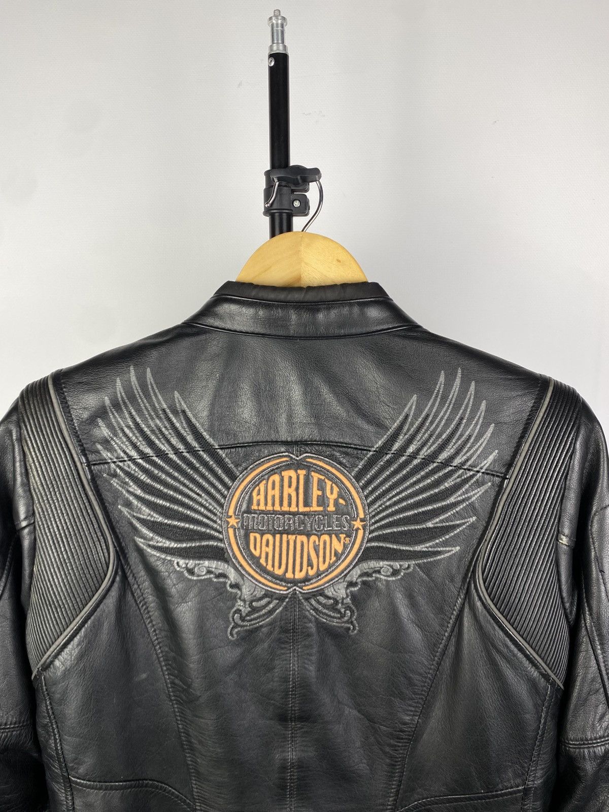 Harley Davidson Vintage 00s Harley Davidson Genuine Leather Jacket MOTO Size M / US 6-8 / IT 42-44 - 15 Thumbnail