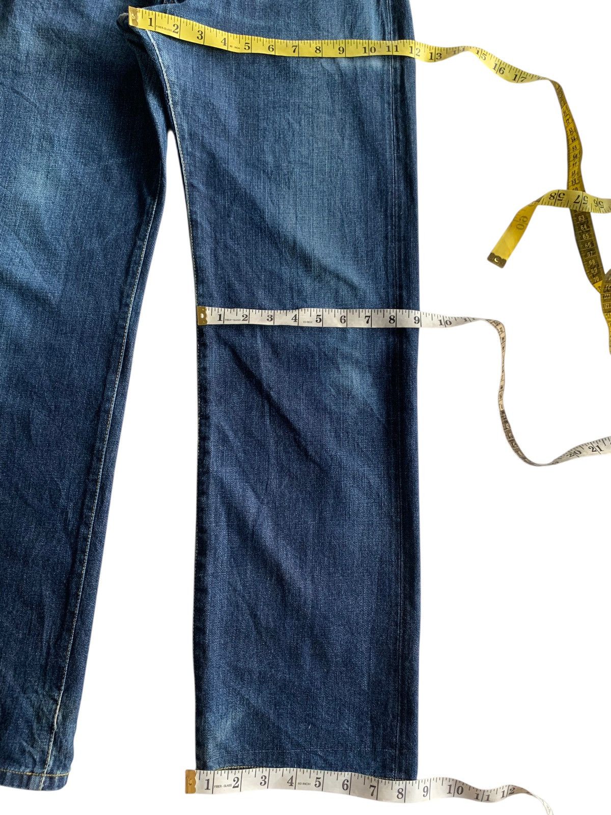 KOJIMA GENES KOJIMA SELVEDGE BUTTON FLY FADED JAPANESE DISTRESSED DENIM Size US 30 / EU 46 - 18 Thumbnail