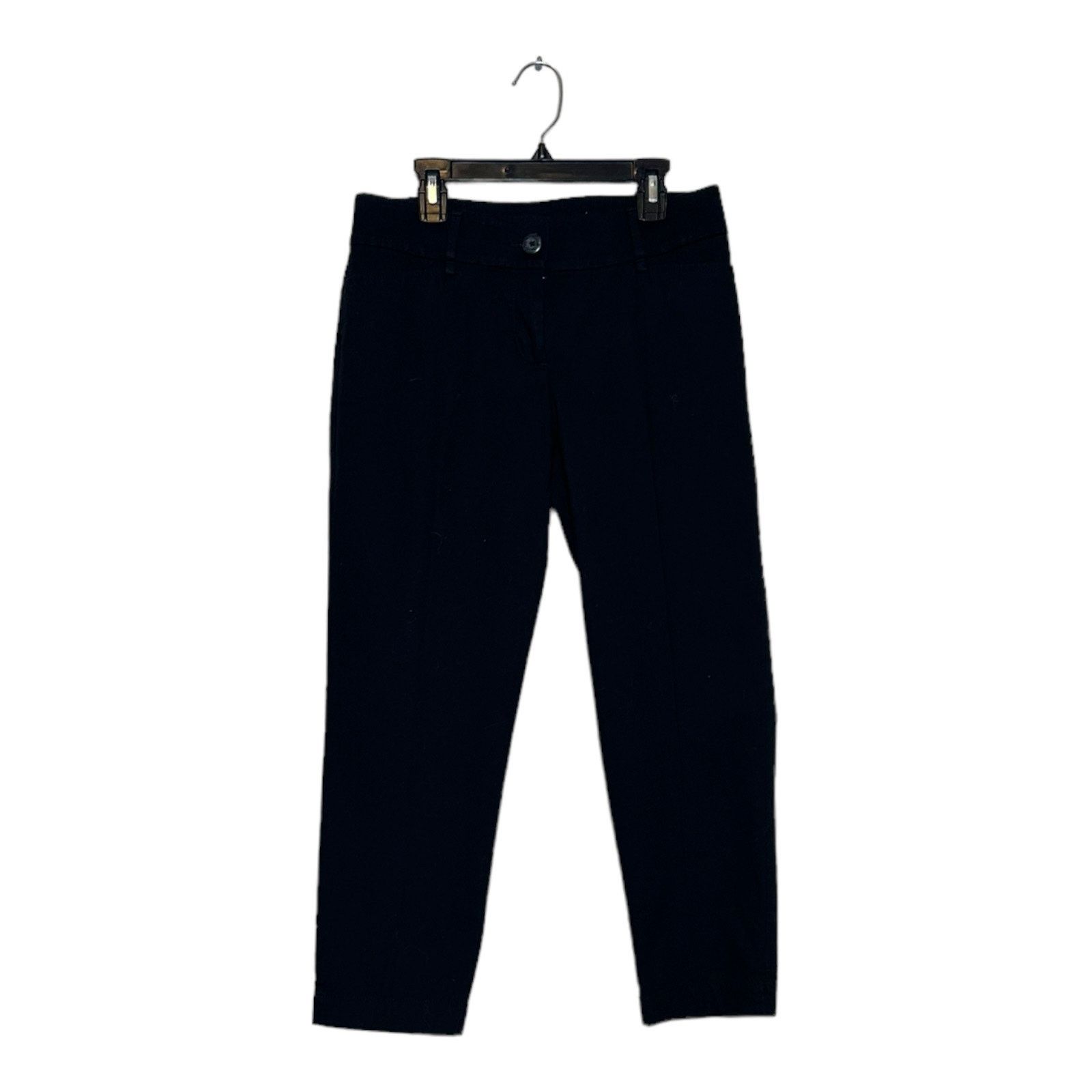 Loft Loft black curvy crop pants size 0 Size 25" / US 0 / IT 36 - 1 Thumbnail