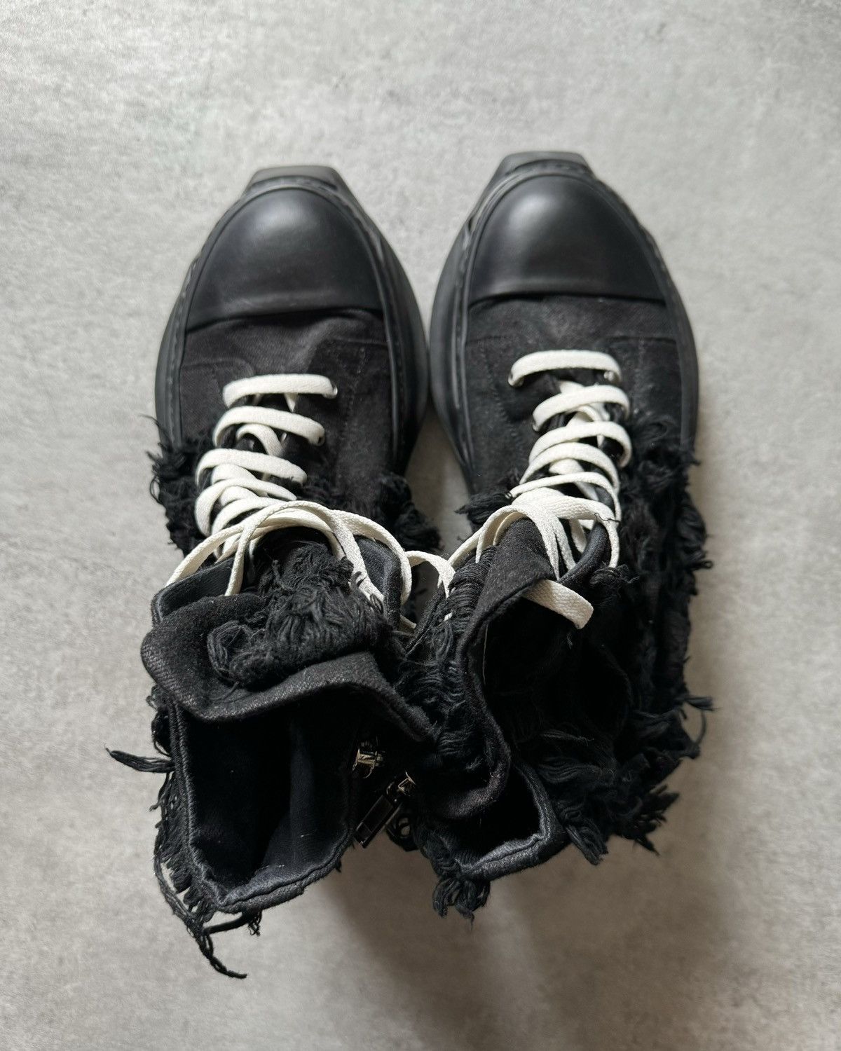 Rick Owens Rick Owens DRKSHDW Abstract Gethsemane Black Shoes Size US 11 / EU 44 - 2 Thumbnail
