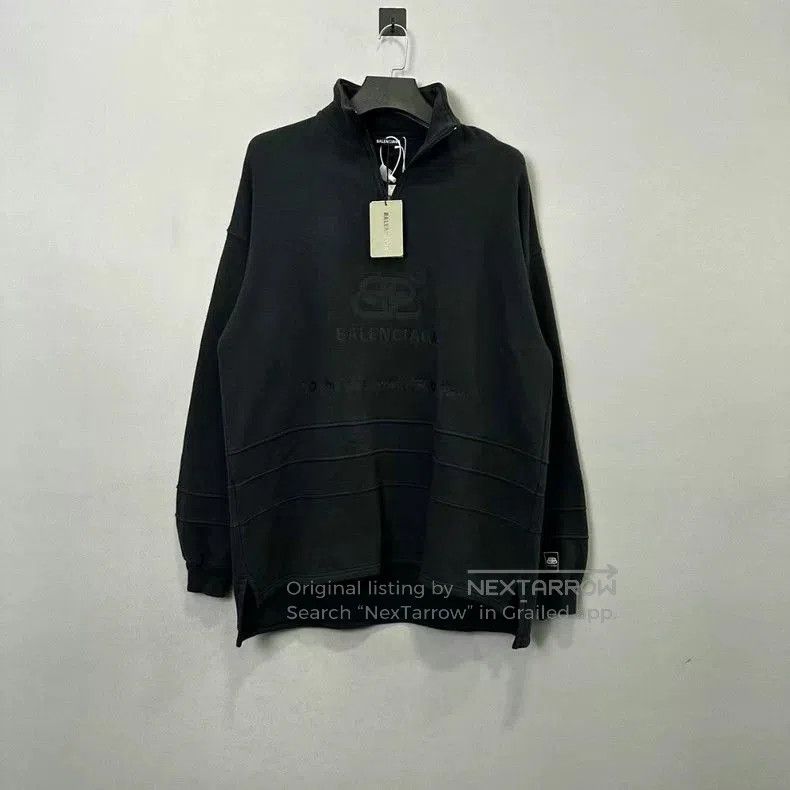 Balenciaga Balenciaga Fleece Half-Zip Jacket. Size US M / EU 48-50 / 2 - 1 Thumbnail