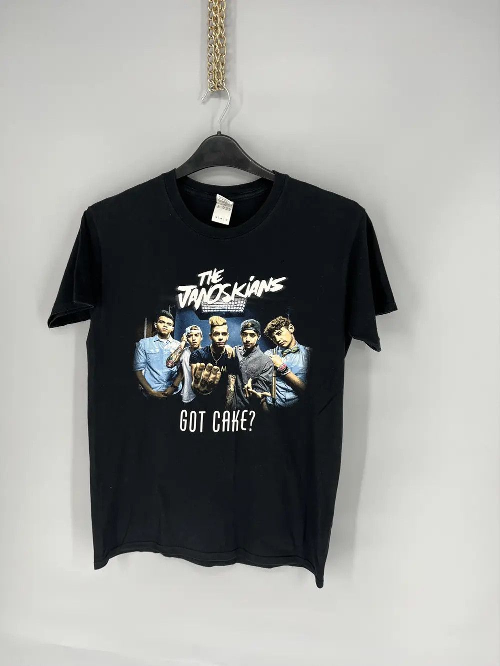 Gildan × Vintage The Janoskians Concert Tee Black Got Cake? Tour 2014 Size US M / EU 48-50 / 2 - 3 Thumbnail