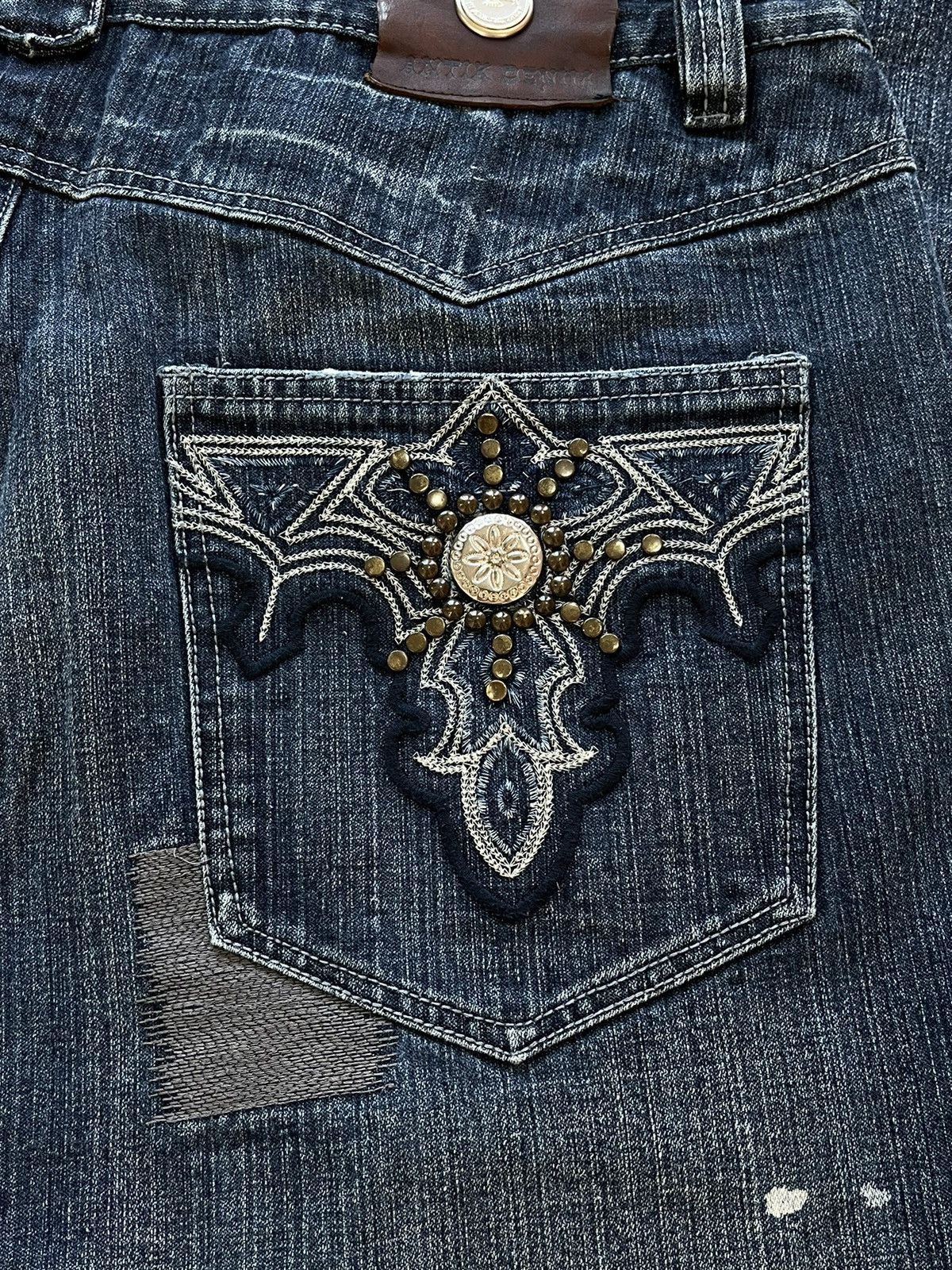 Antik Denim Rare Vintage Antik Denim Embroidered Jeans Size US 40 / EU 56 - 10 Thumbnail