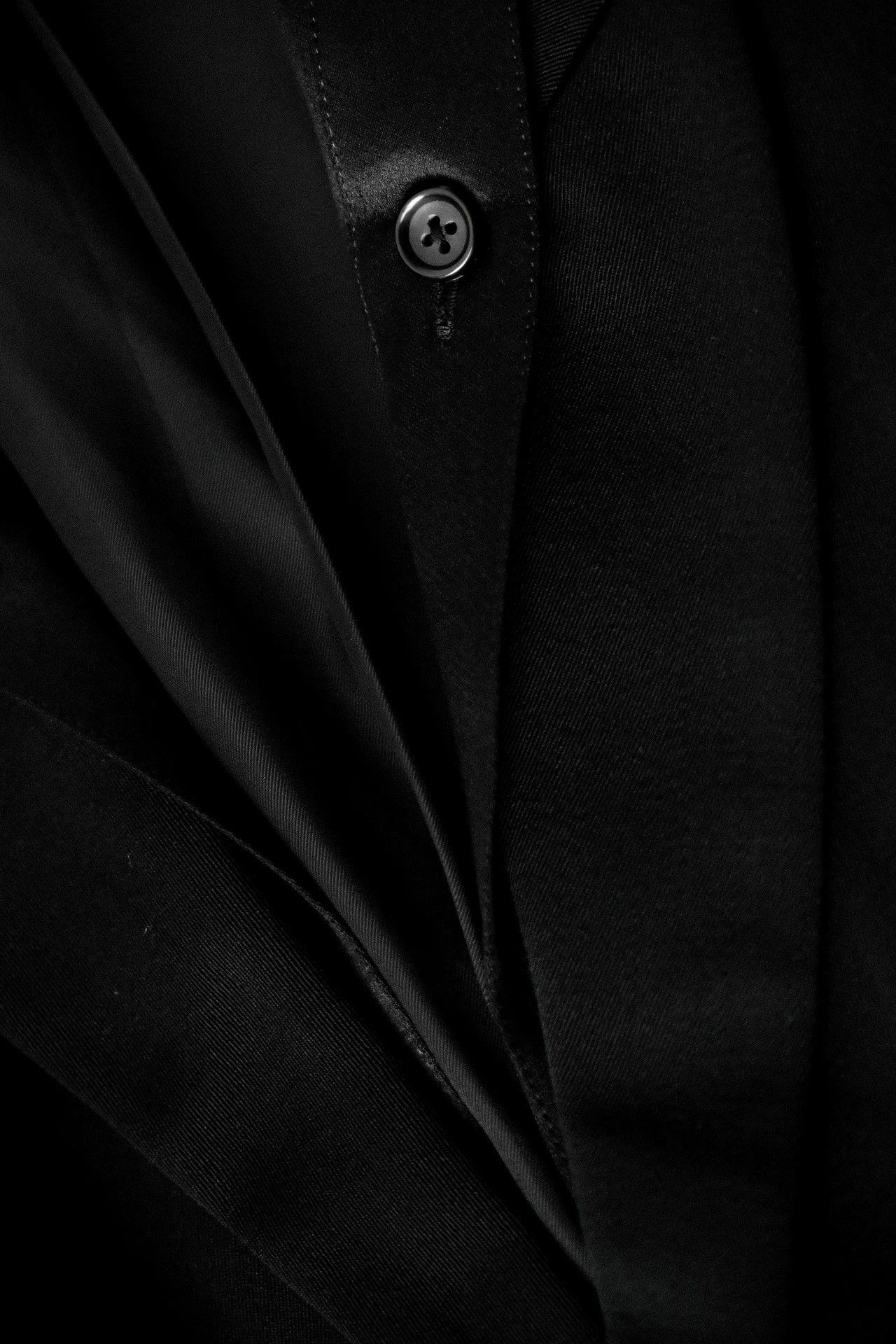Yohji Yamamoto Yohji Yamamoto 19AW Vtg Silk Double-Collar Smoking Jkt Size US M / EU 48-50 / 2 - 8 Thumbnail