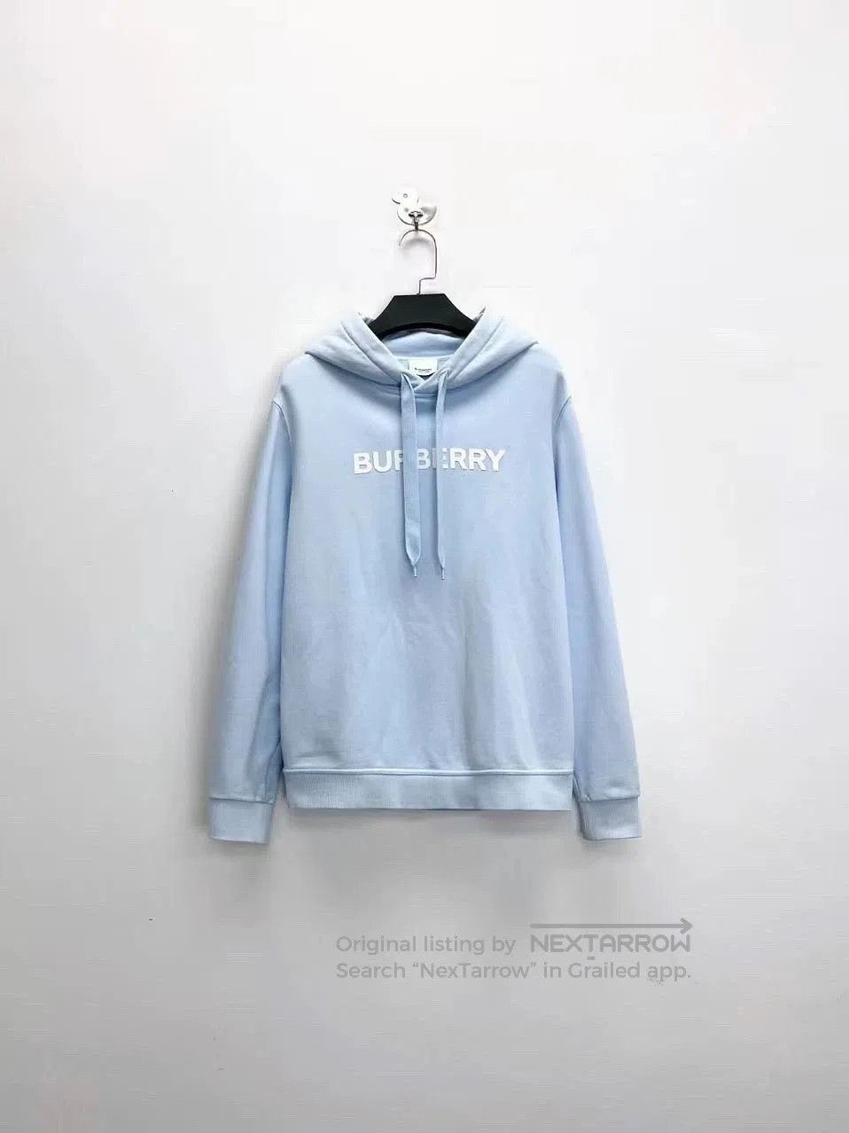 Burberry burberry light blue logo hoodie for men. Size US XS / EU 42 / 0 - 1 Thumbnail