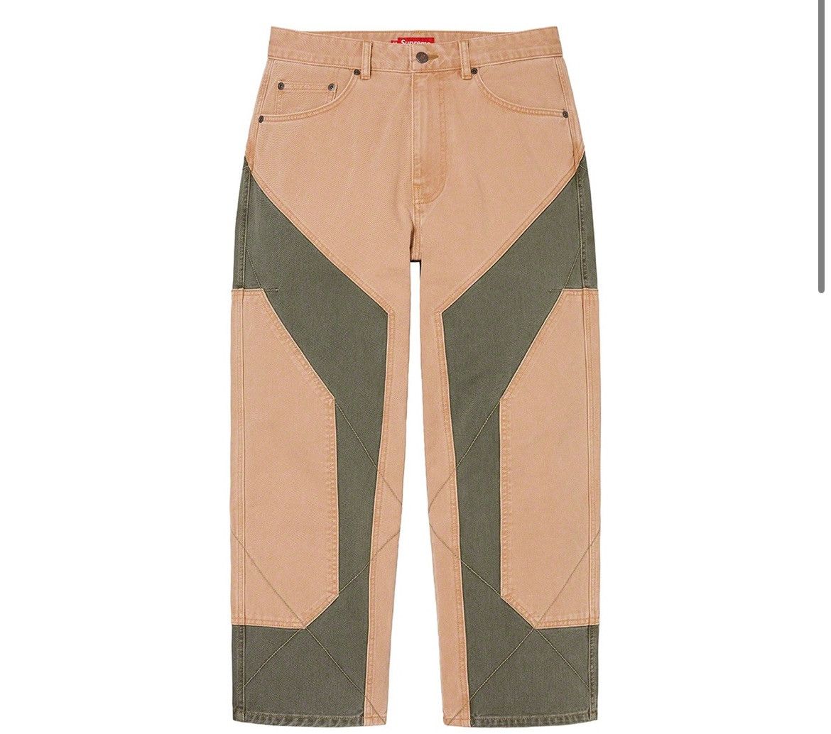 Supreme Supreme 2-tone paneled jean brown Size US 30 / EU 46 - 6 Thumbnail