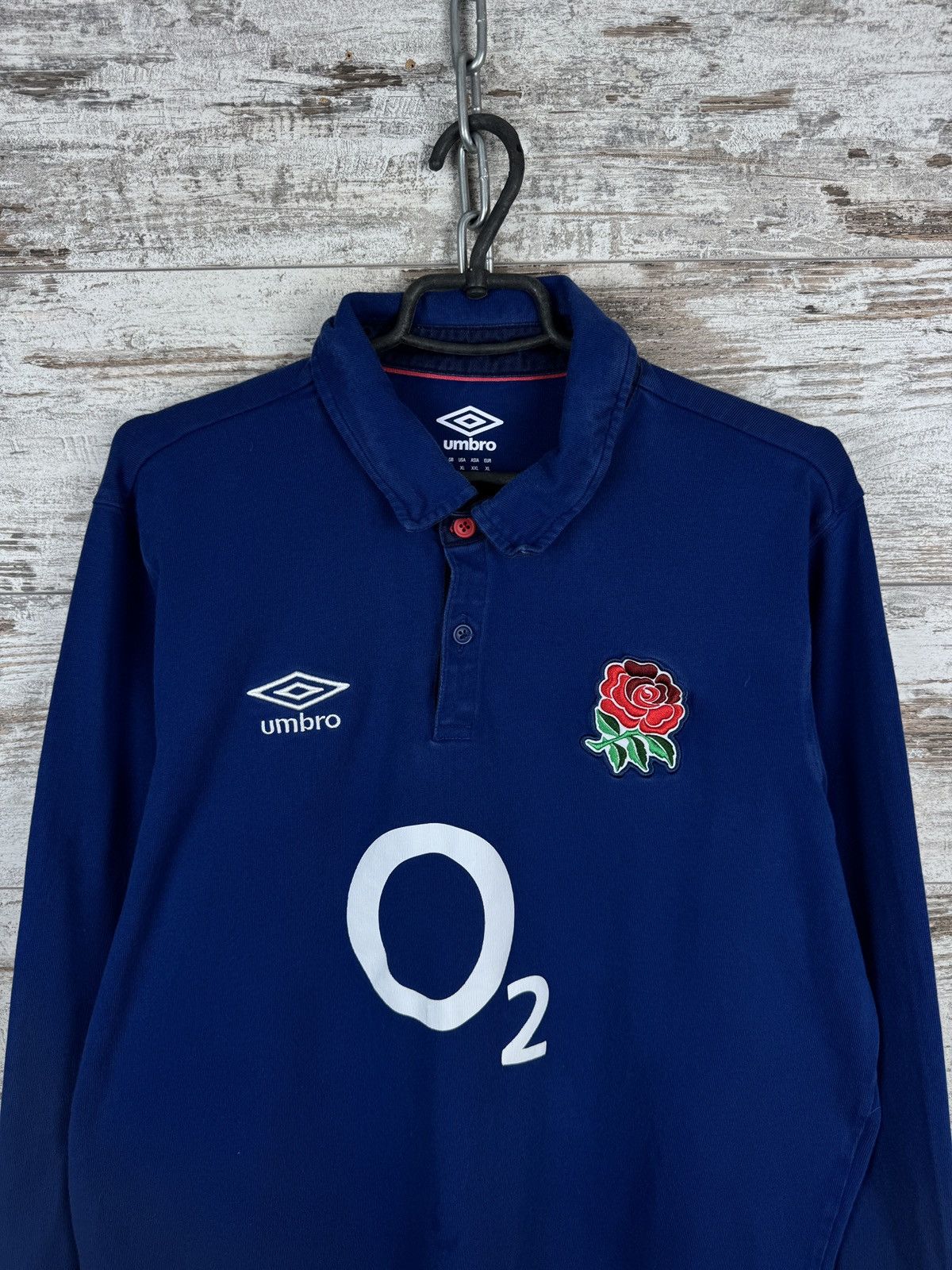 Umbro × Vintage Mens Vintage Umbro England Rugby league sweatshirt T-shirt Size US XL / EU 56 / 4 - 3 Thumbnail