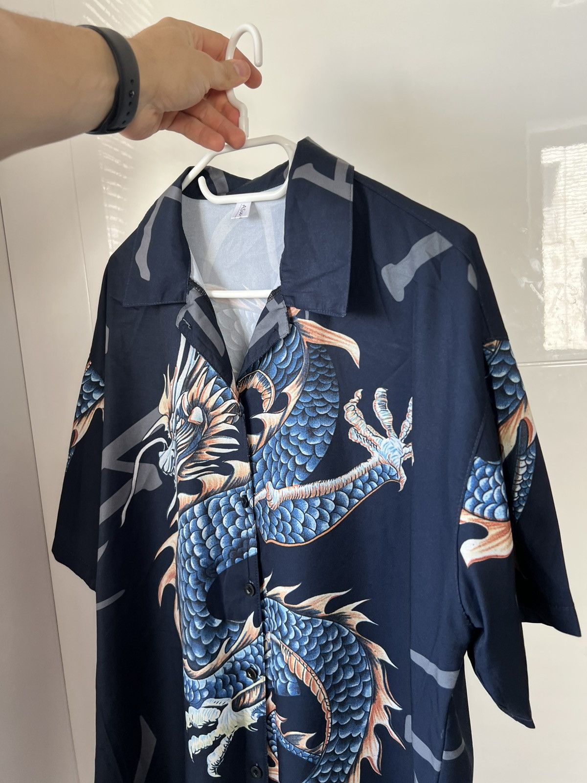 Affliction ‼️Archival Japanese Style Dragon Y2k Lite Weight Silk Tee‼️ Size US L / EU 52-54 / 3 - 4 Thumbnail