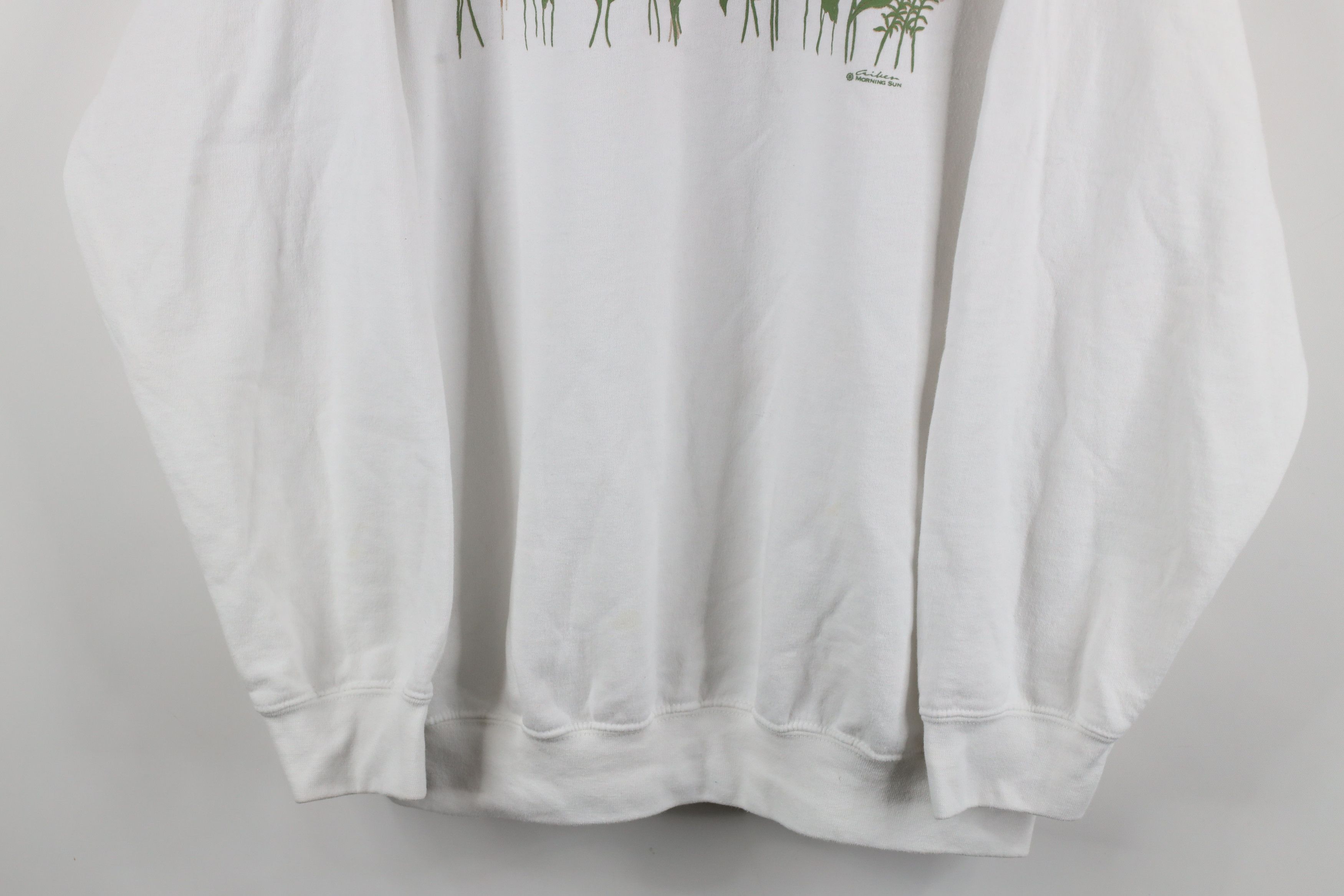 Vintage Vintage 90s Streetwear Primitive Flower Layered Sweatshirt Size XL / US 12-14 / IT 48-50 - 3 Thumbnail