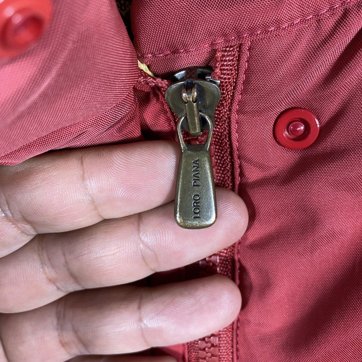 Loro Piana Vintage Loro Piana Zipper/Button Jacket Size 42 Red Colour Size M / US 6-8 / IT 42-44 - 9 Thumbnail
