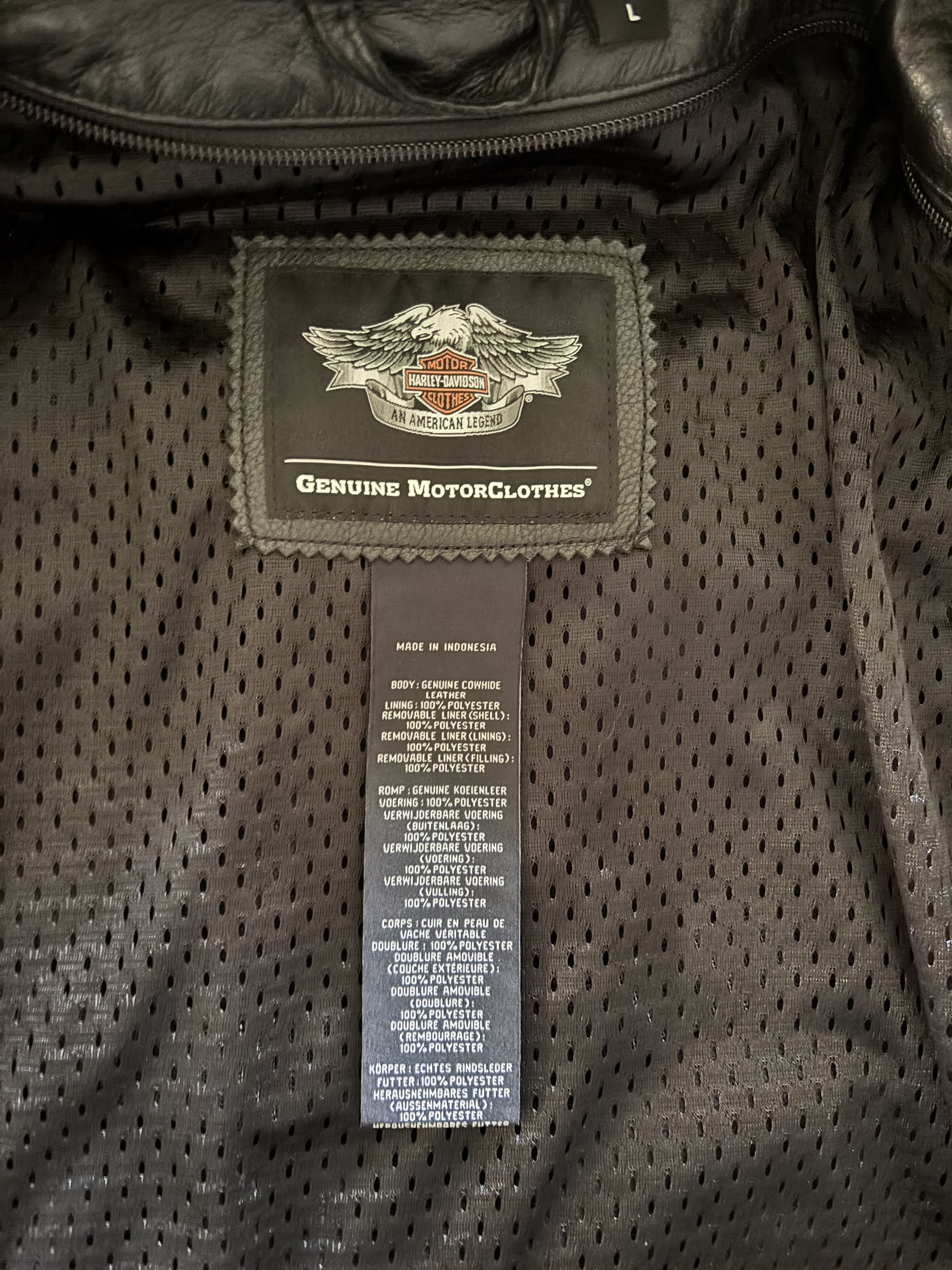 Harley Davidson Harley-Davidson Spoiler Black Leather Jacket Size US L / EU 52-54 / 3 - 3 Thumbnail