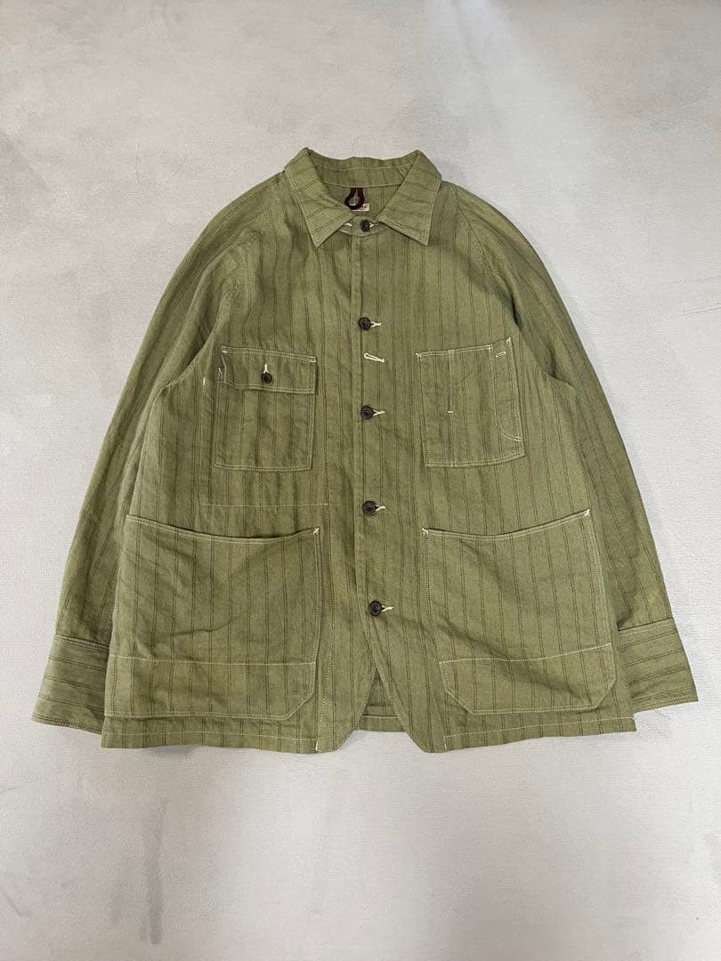 Kapital Kapital Gibson Stripe Cactus Overshirt Size US M / EU 48-50 / 2 - 4 Thumbnail