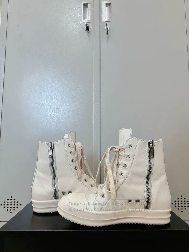 Rick Owens Rick Owens Pure white milk Converse Size US 5 / EU 37 - 6 Thumbnail