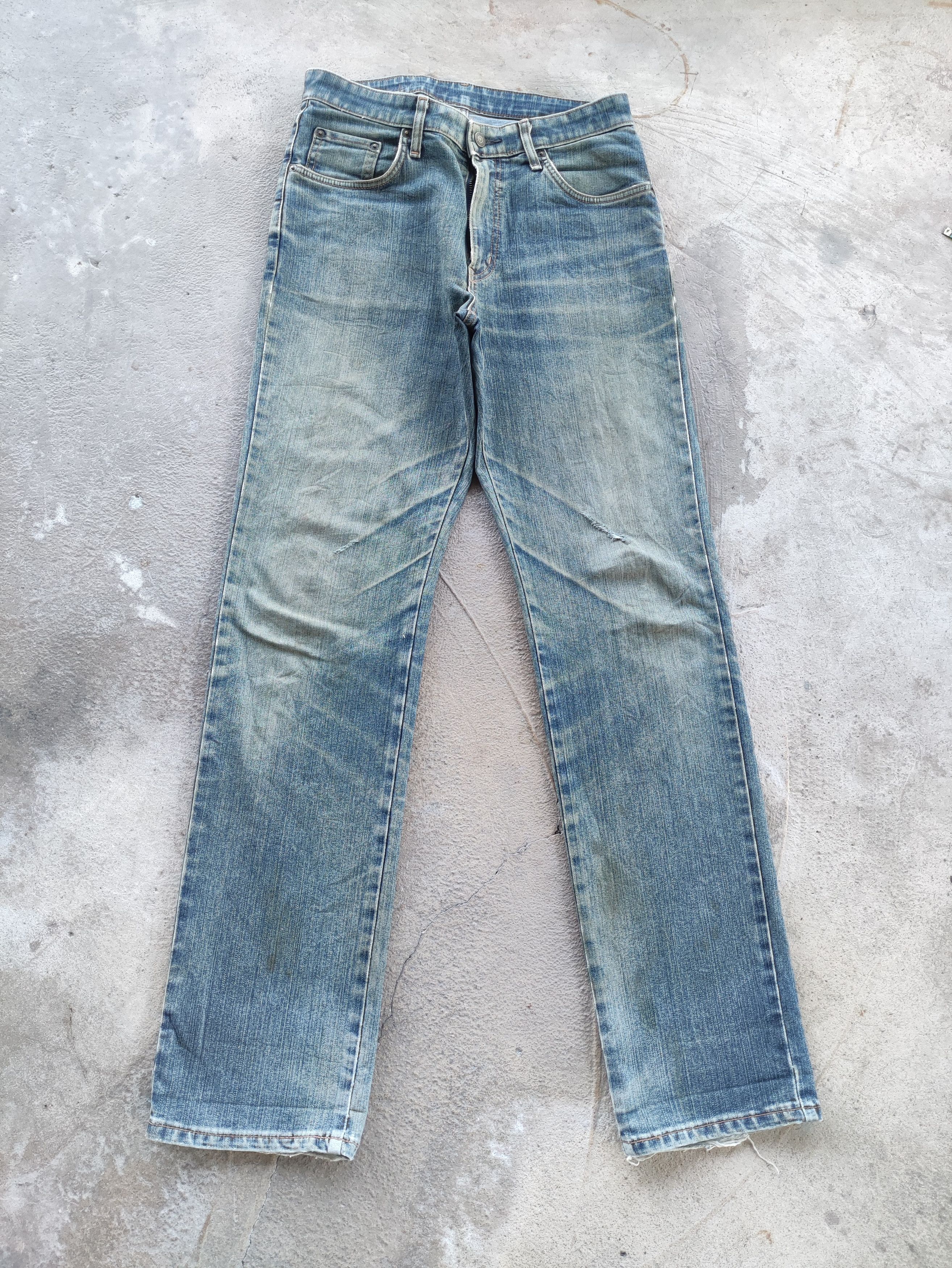 Edwin Vintage Edwin Jean Distressed Faded Denim Size US 32 / EU 48 - 1 Thumbnail