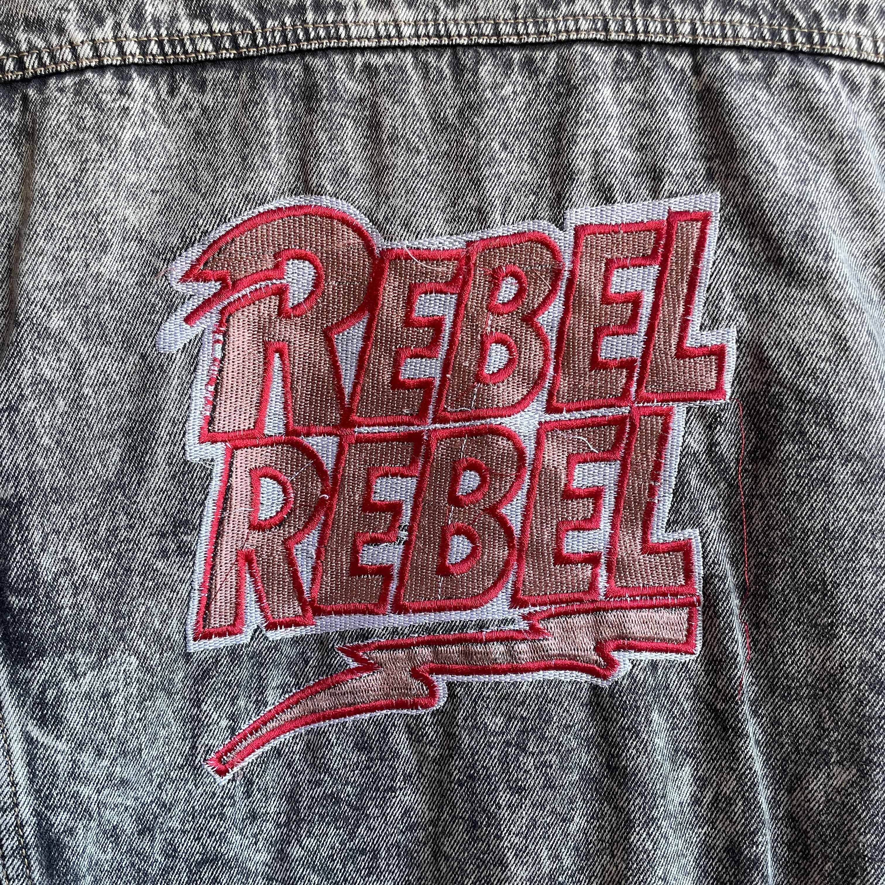 Edwin Edwin Bowie Rebel Rebel Made in Japan Vintage Denim Jacket Size US S / EU 44-46 / 1 - 7 Thumbnail