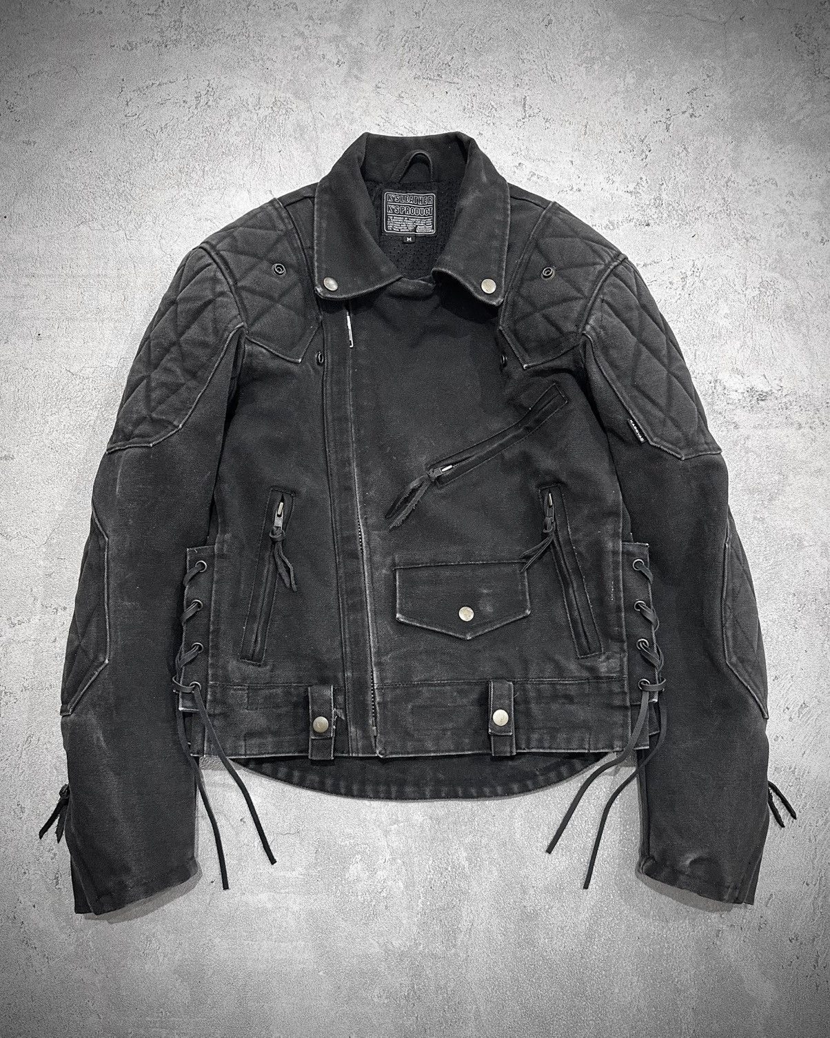 Kadoya Kadoya Diamond Cut Bikers Canvas Jacket Size US M / EU 48-50 / 2 - 1 Thumbnail