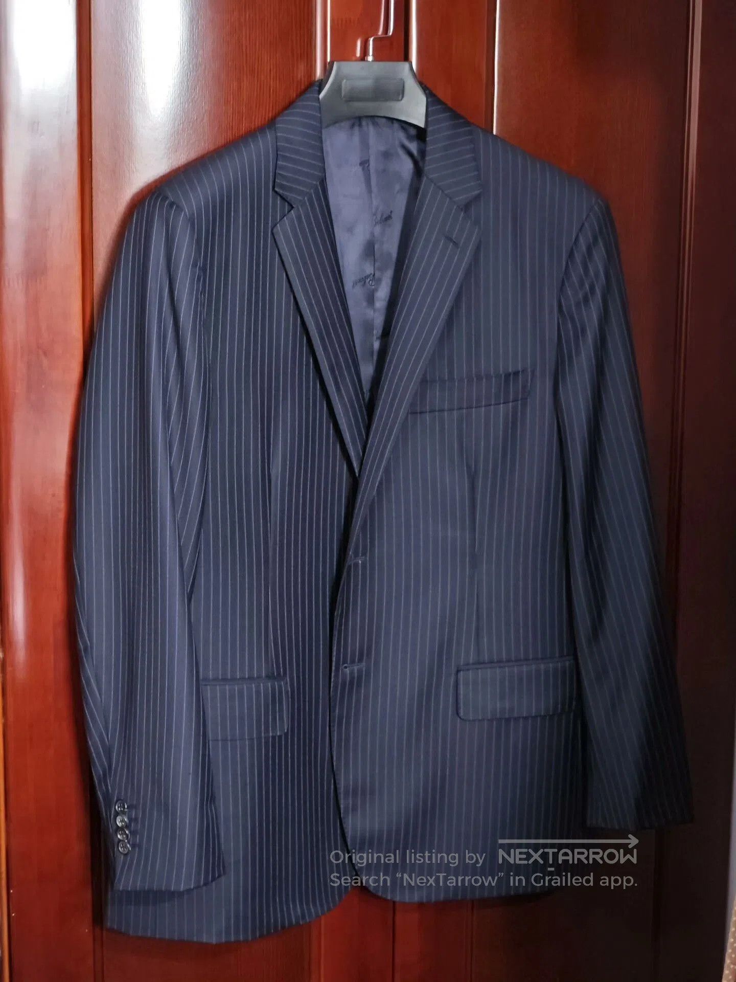 Belvest Italian Wool Blazer with Stripes.