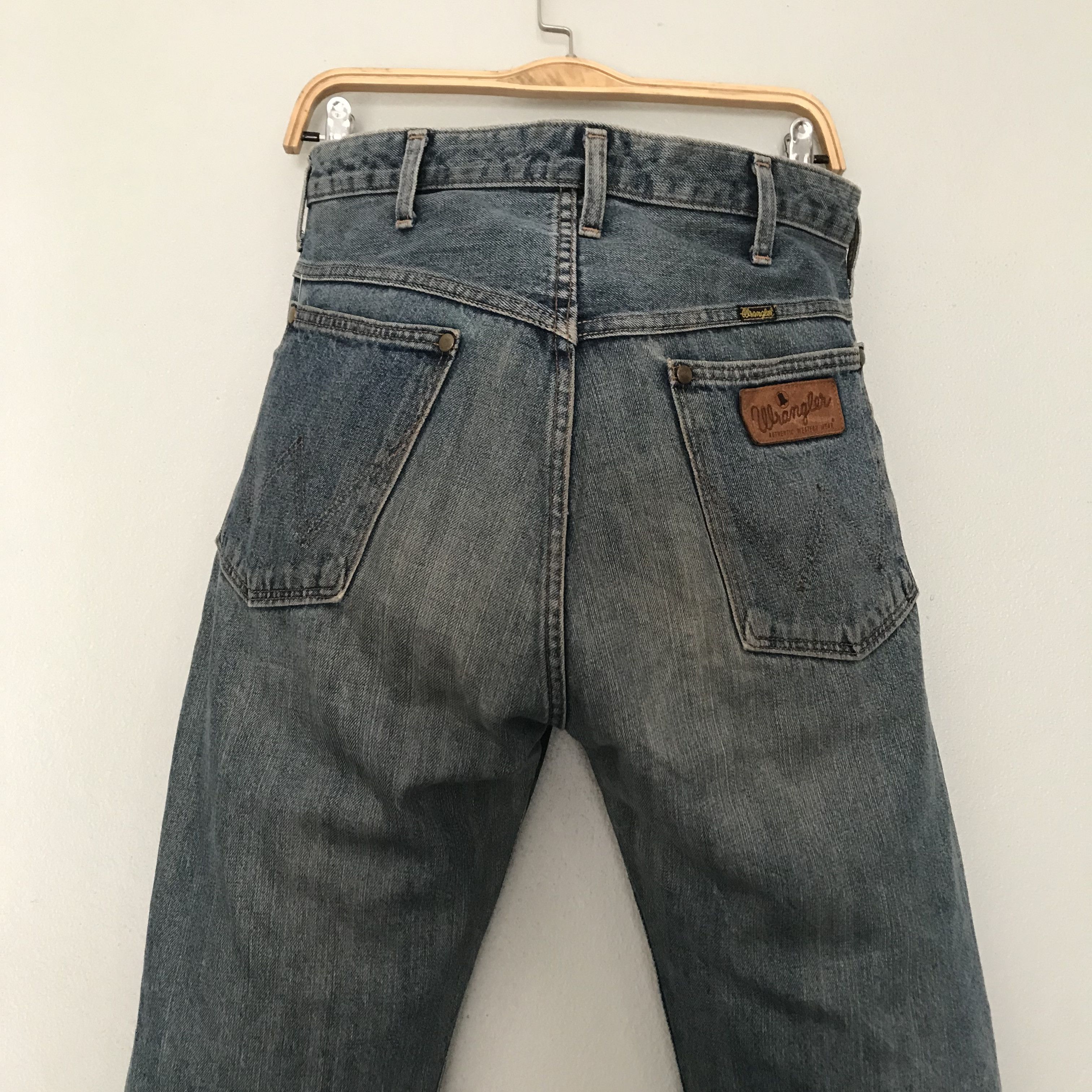 Wrangler Vintage 90s Wrangler Selvedge Jeans High Waist Straight Leg Size US 32 / EU 48 - 9 Thumbnail