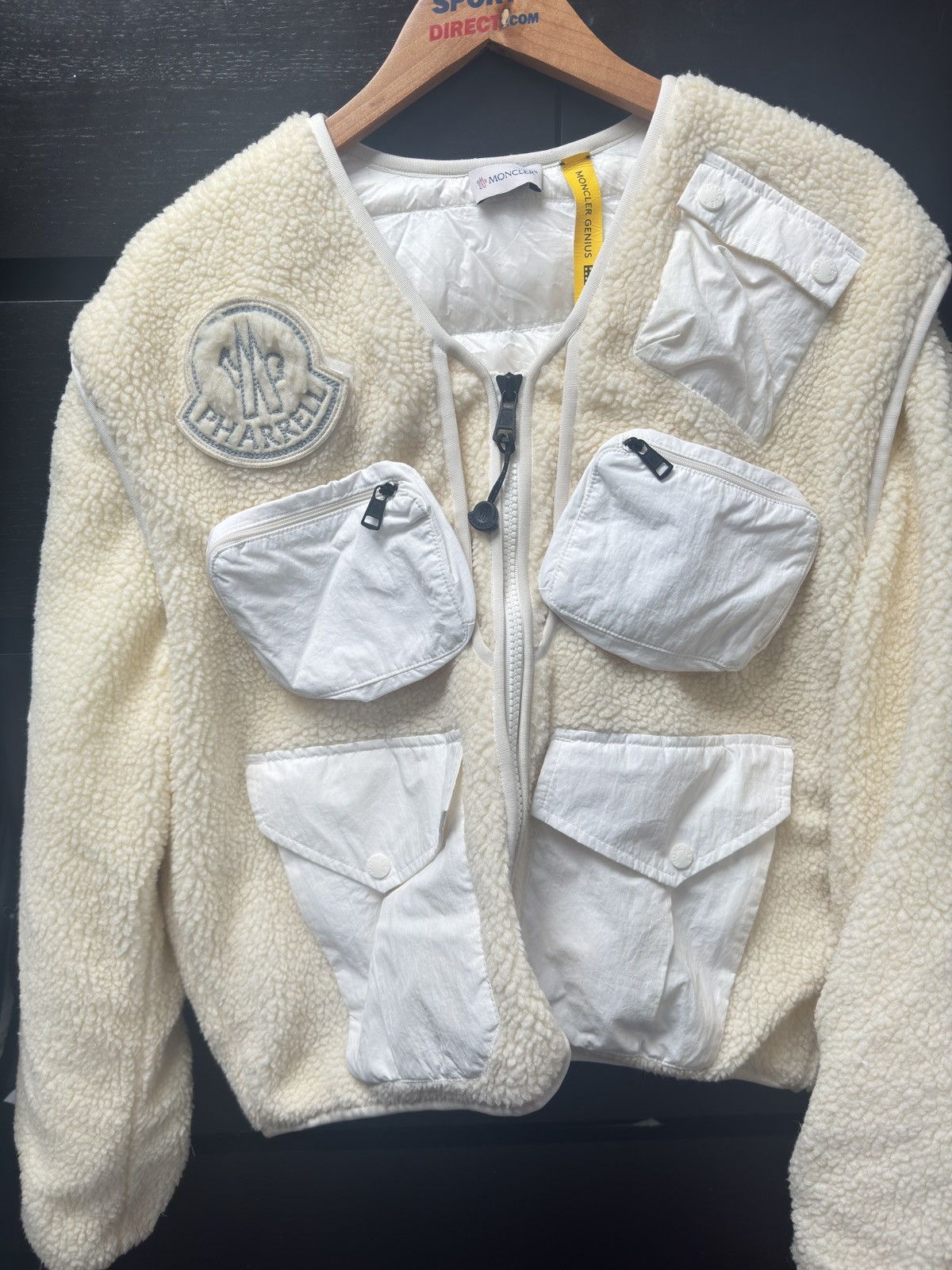 Moncler Moncler Genius x Pharrell Williams Padded Teddy Cardigan Size US M / EU 48-50 / 2 - 1 Thumbnail