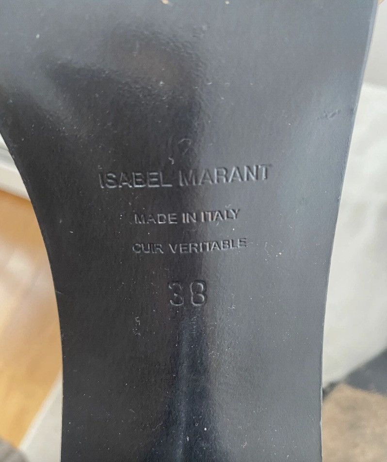 Isabel Marant Isabel Marant - black suede studded sandals - size 38 Size US 8 / IT 38 - 7 Thumbnail