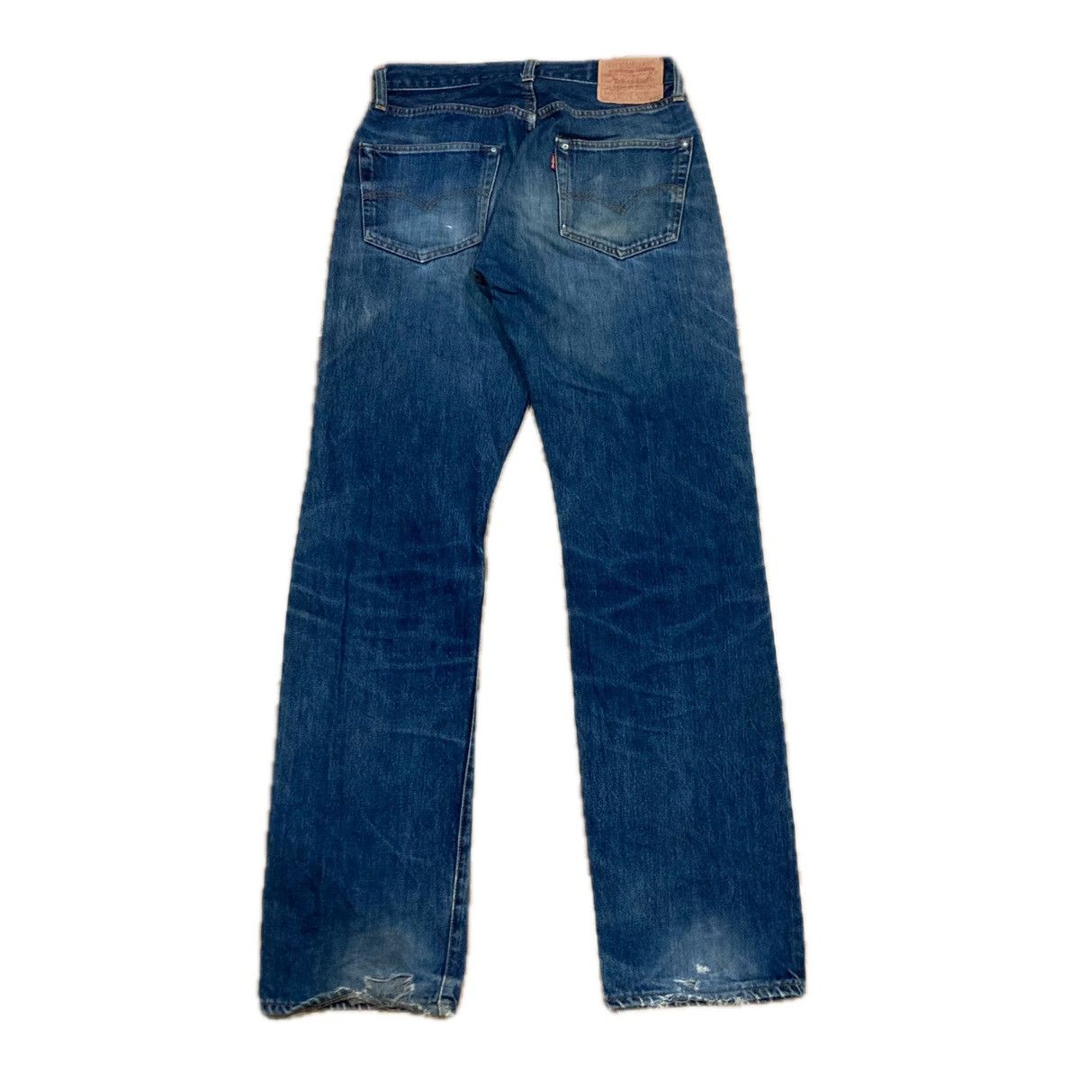 Levi's × Levi's Vintage Clothing × Vintage VINTAGE 90s LEVI’S BIG E 501XX SELVEDGE DISTRESSED JEANS Size US 30 / EU 46 - 3 Thumbnail