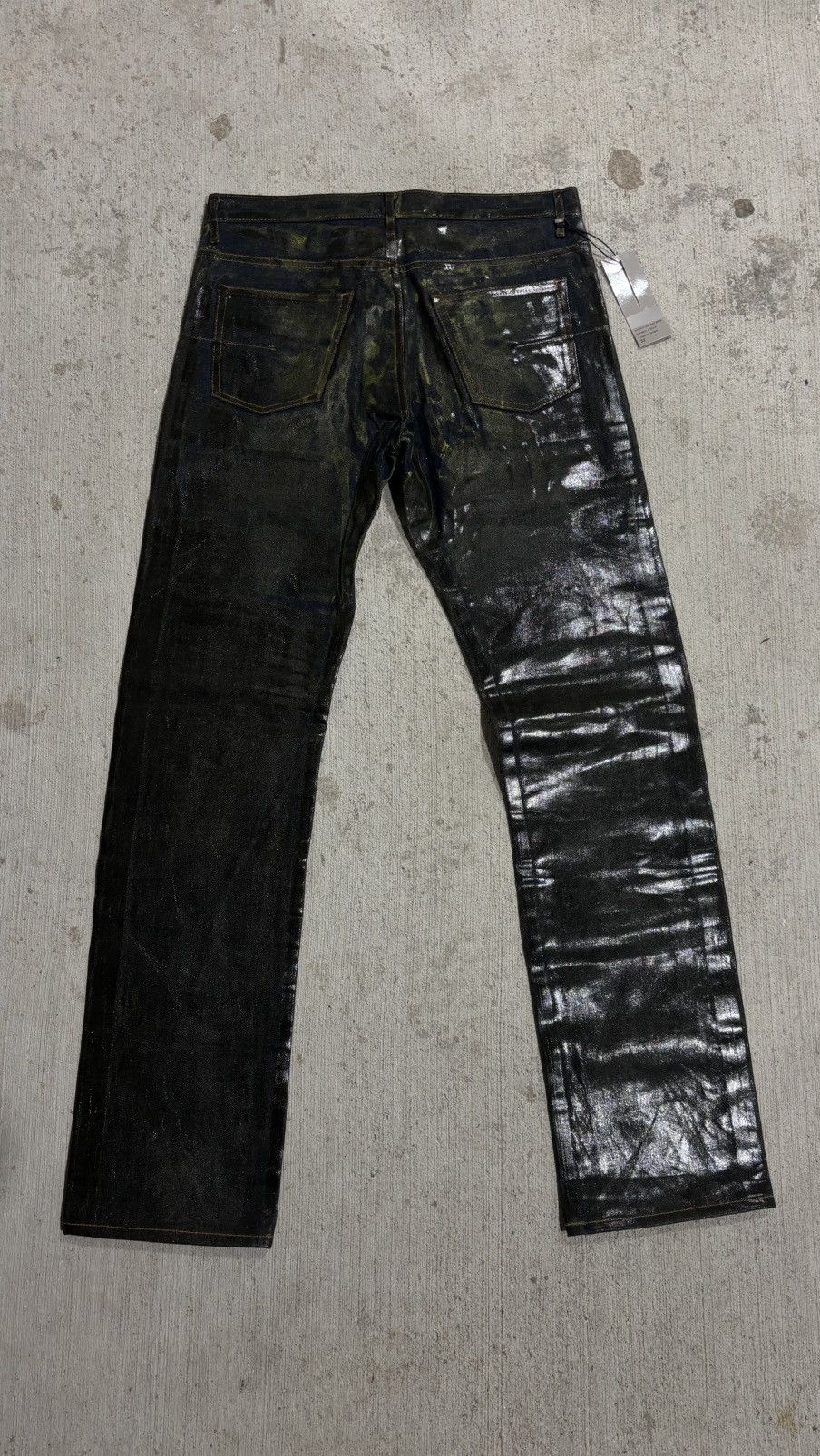 Dior × Hedi Slimane AW03 Dior Homme By Hedi Slimane Waxed Luster Denim Size US 32 / EU 48 - 12 Thumbnail