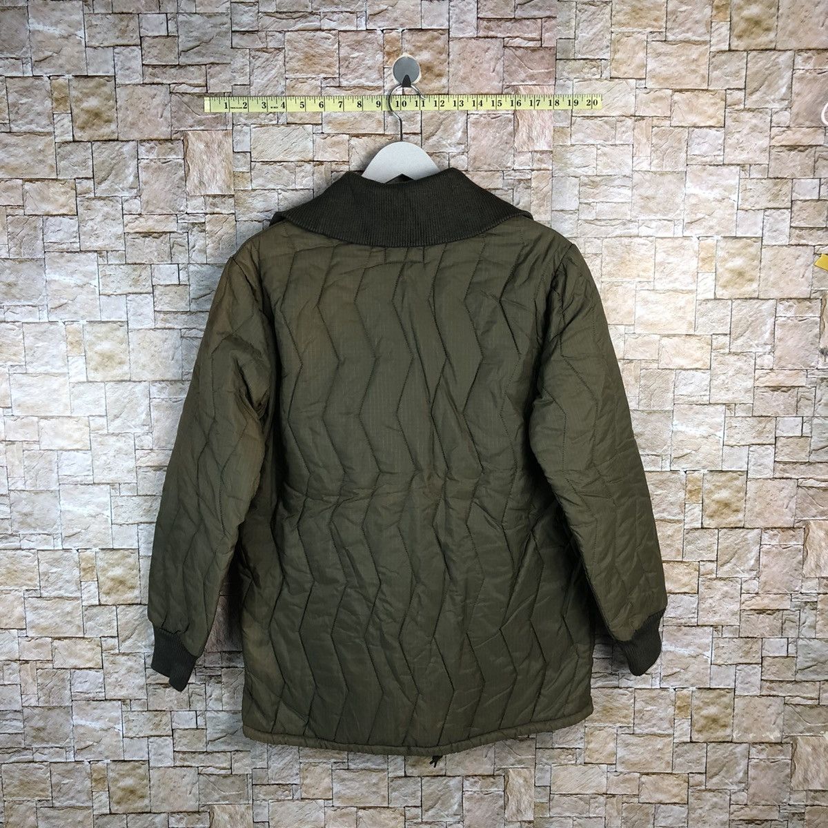 Vintage H.Winner GMBH & Co faded Green vintage puffer Jacket #A881 Size US M / EU 48-50 / 2 - 12 Thumbnail