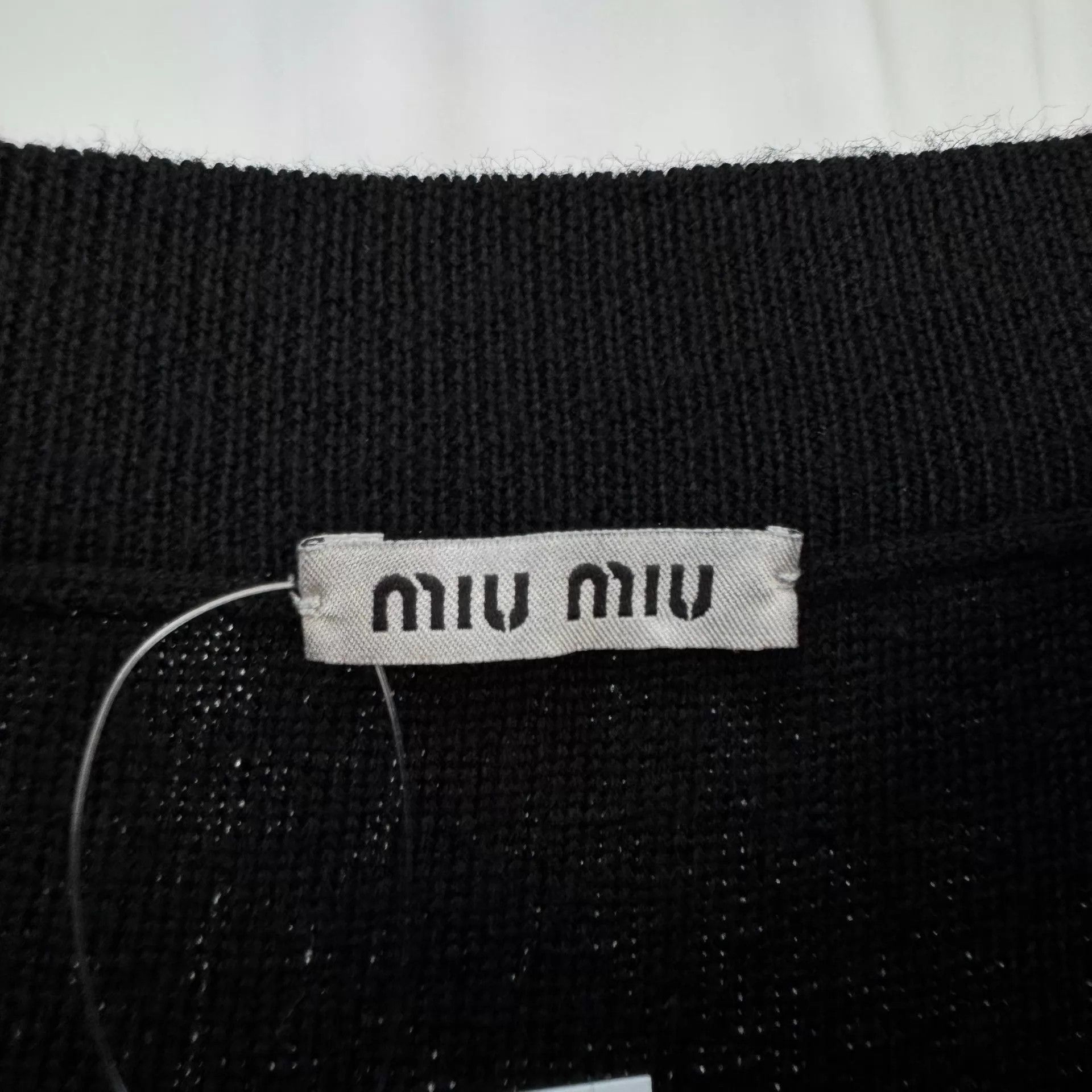 Miu Miu Miu Miu Black Wool Pleated Skirt 38 98 New Size 26" / US 2 / IT 38 - 5 Thumbnail