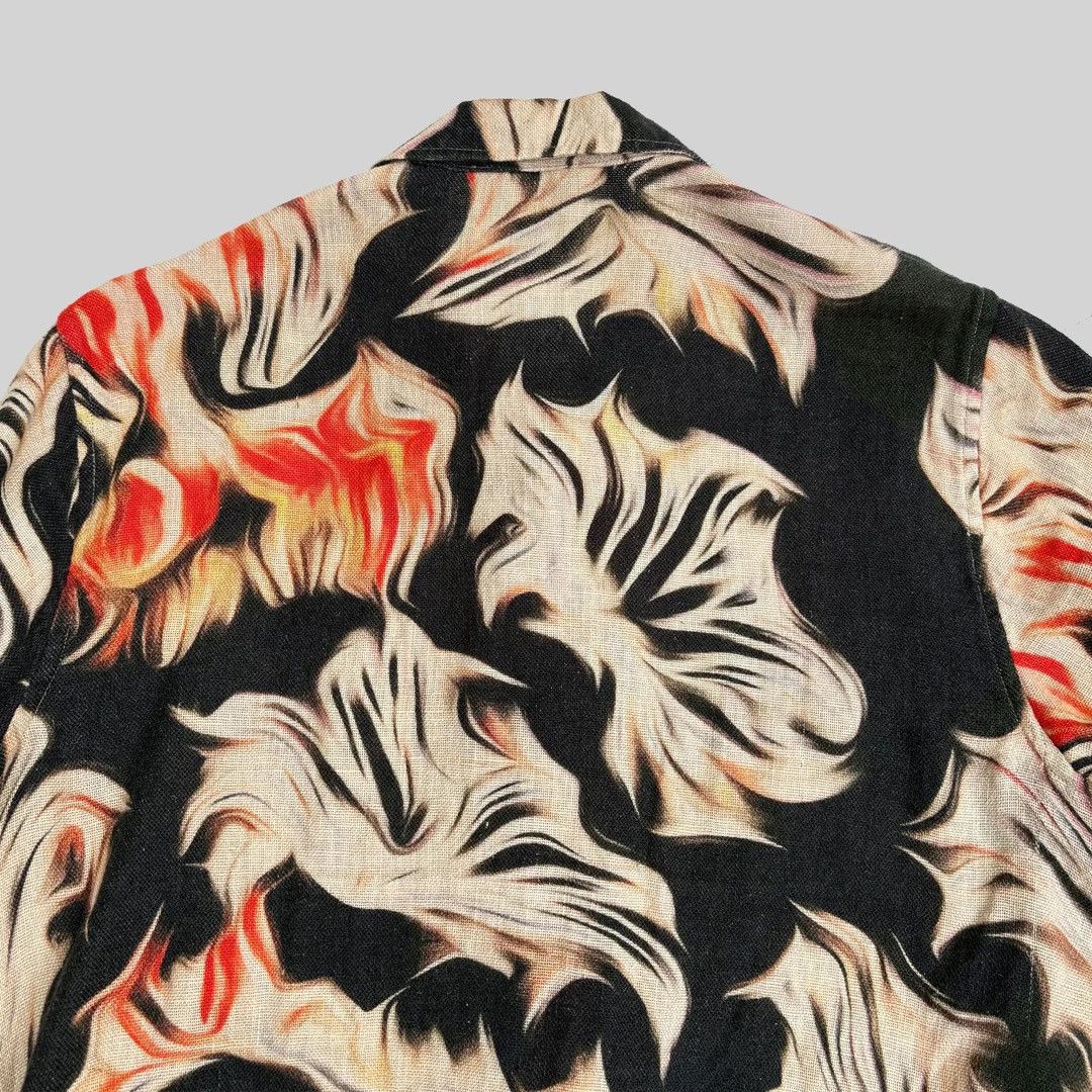 Our Legacy Our Legacy SS21 Woven Linen Pattern S/S Summer Shirt Size US M / EU 48-50 / 2 - 3 Thumbnail