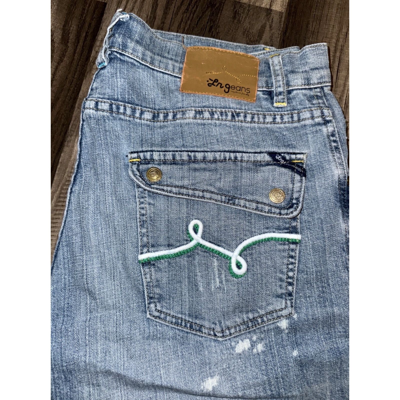 Denime VINTAGE LRG Jeans Denim Blue 34x34 Men Regular 34 Inseam 34 Straight Size US 34 / EU 50 - 2 Thumbnail