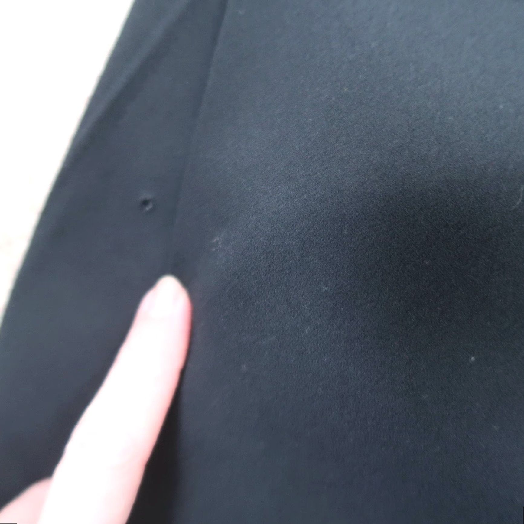 Zara Zara black high rise wide leg trouser pants button detail M Women Pants High Rise Wide-Leg Black Dress Pants Size 32" / US 10 / IT 46 - 5 Thumbnail